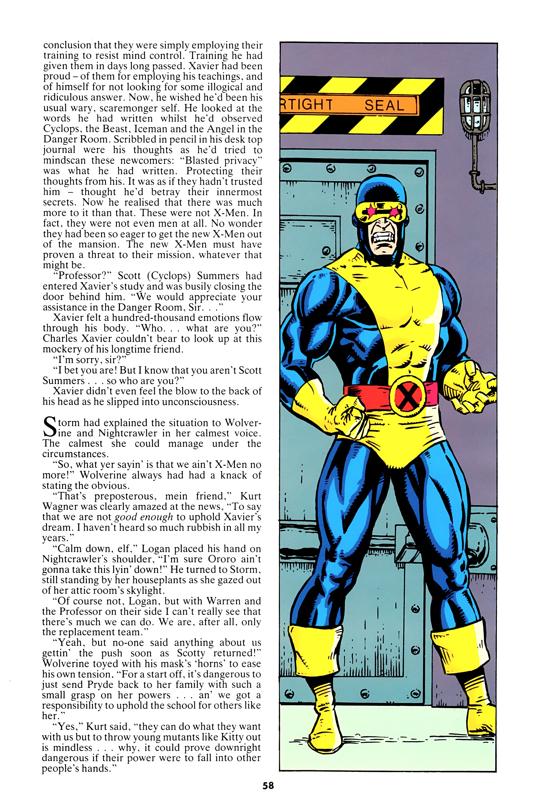 Read online X-Men Annual UK comic -  Issue #1992 - 55
