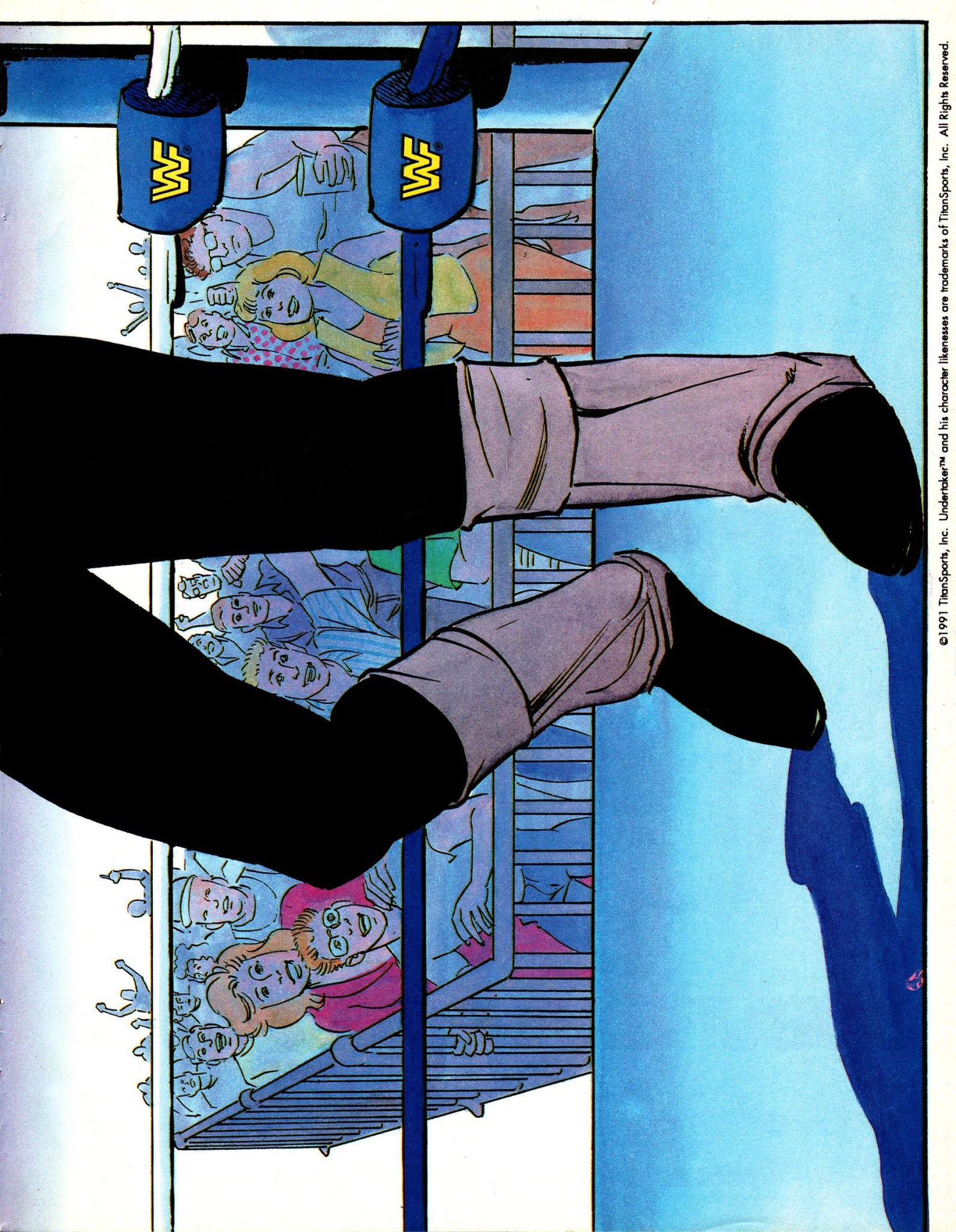 Read online WWF Battlemania comic -  Issue #1 - 45