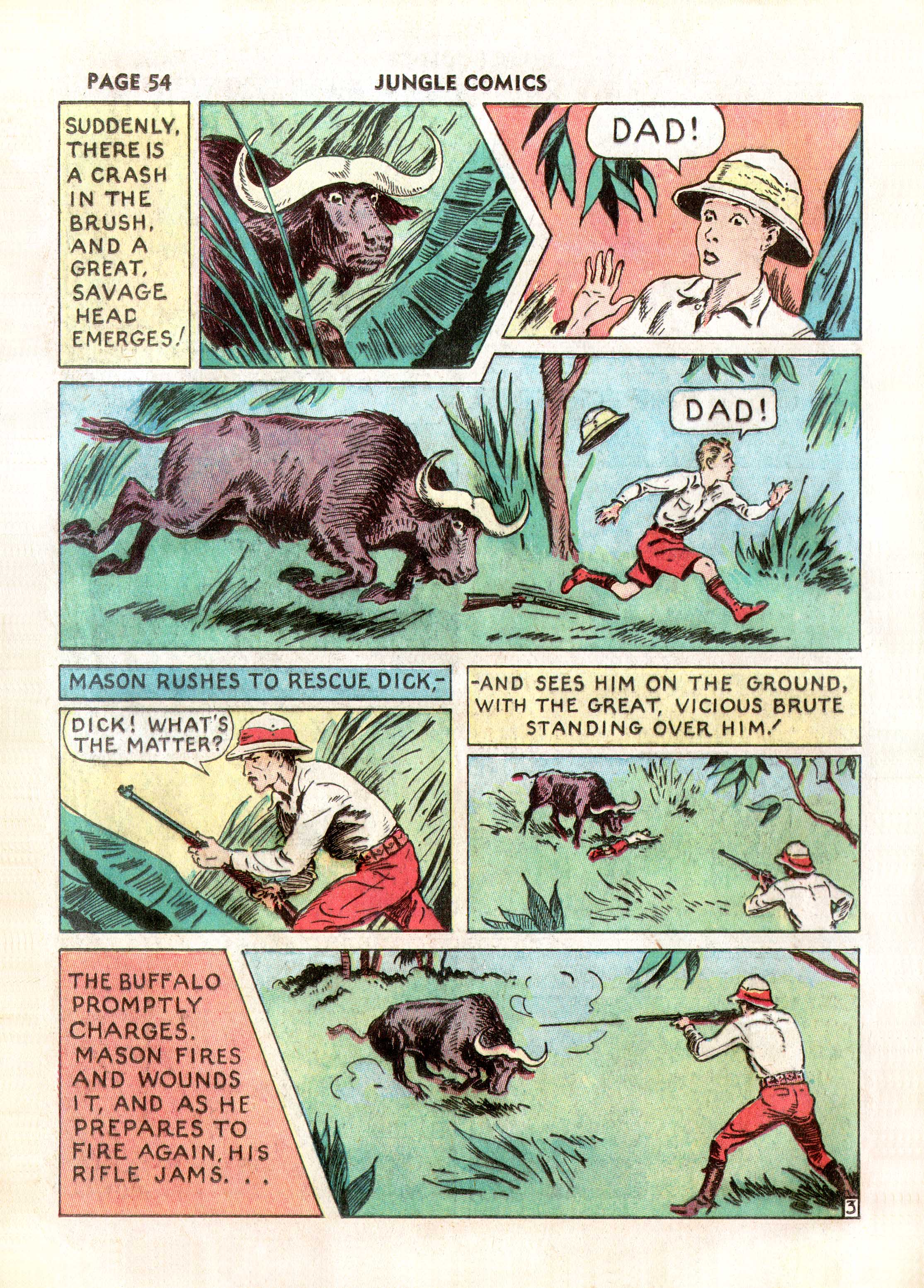 Read online Jungle Comics comic -  Issue #2 - 56