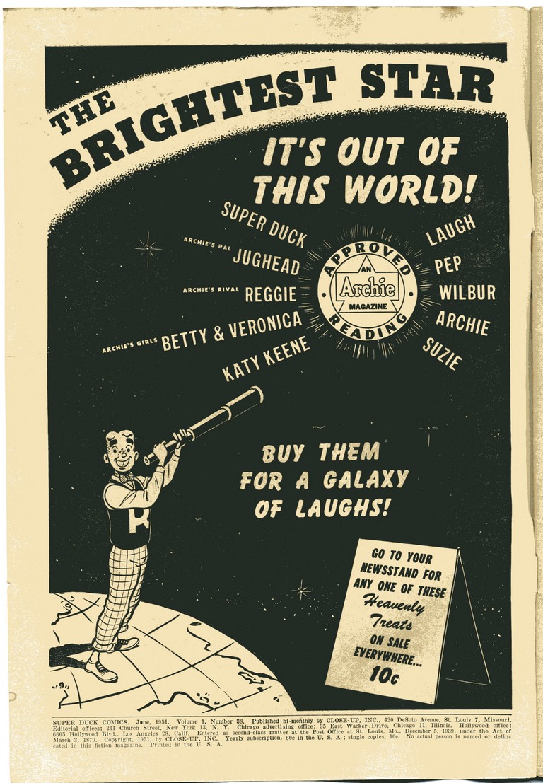 Read online Super Duck Comics comic -  Issue #38 - 2