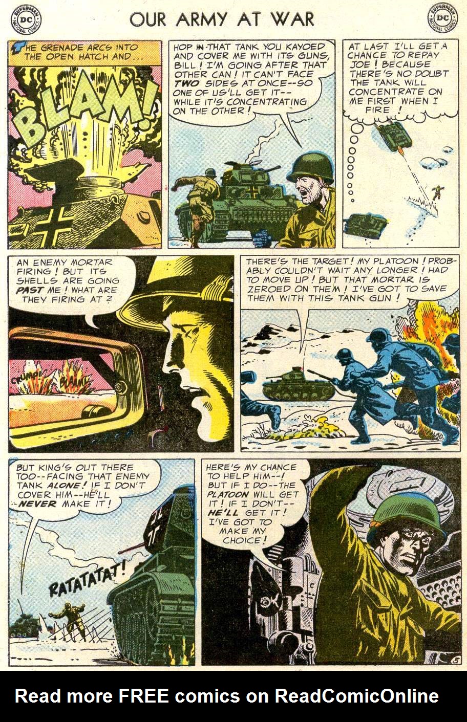 Read online Our Army at War (1952) comic -  Issue #35 - 33