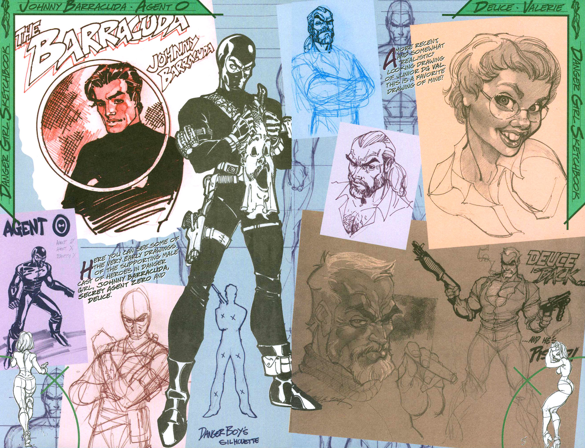 Read online J. Scott Campbell's Danger Girl Sketchbook comic -  Issue # Full - 8