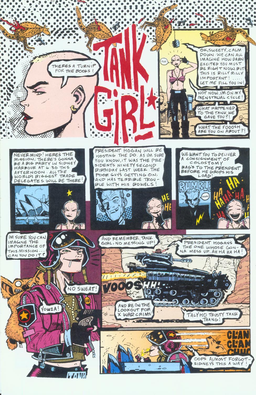 Read online Hewlett and Martin's Tank Girl comic -  Issue # TPB - 12