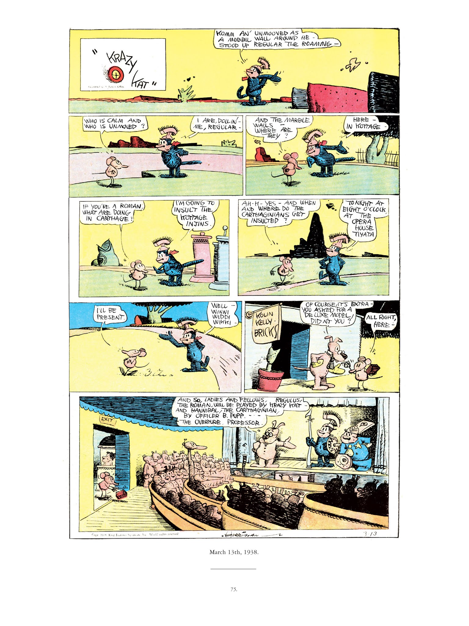 Read online Krazy & Ignatz comic -  Issue # TPB 10 - 73