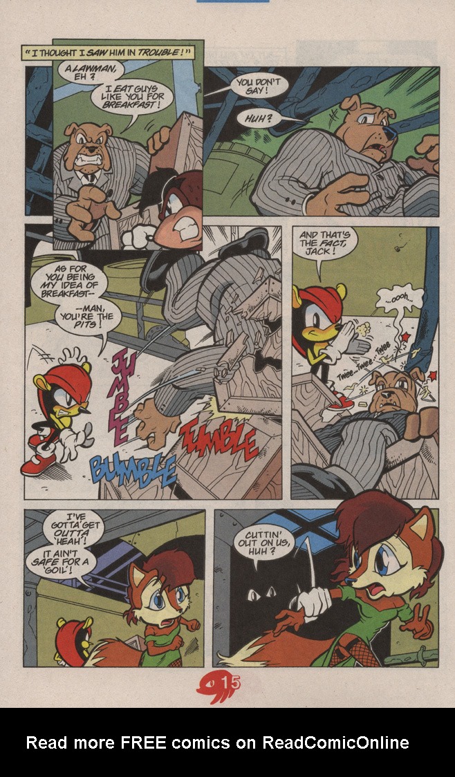 Read online Knuckles the Echidna comic -  Issue #15 - 22