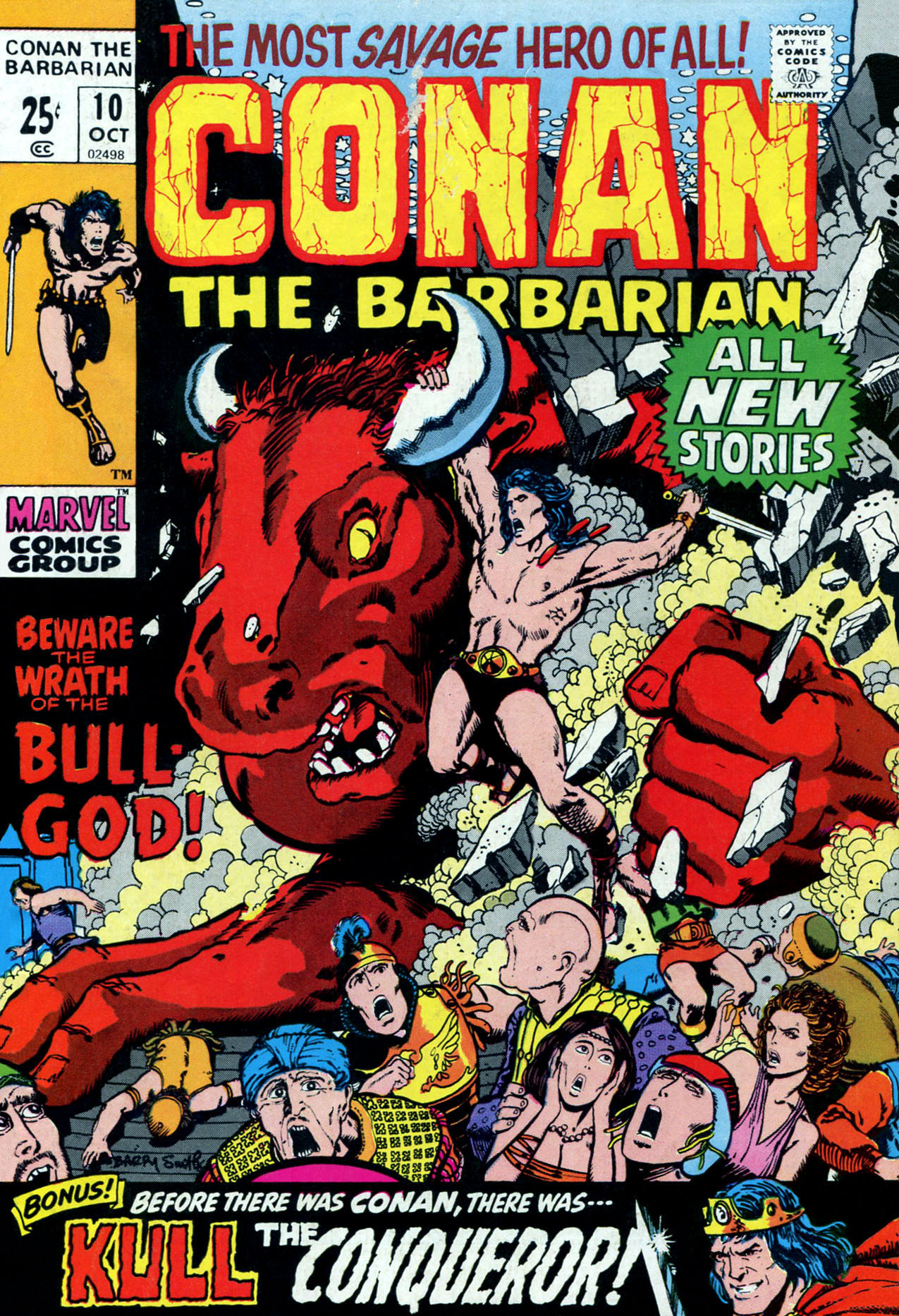 Read online Conan the Barbarian (1970) comic -  Issue #10 - 1