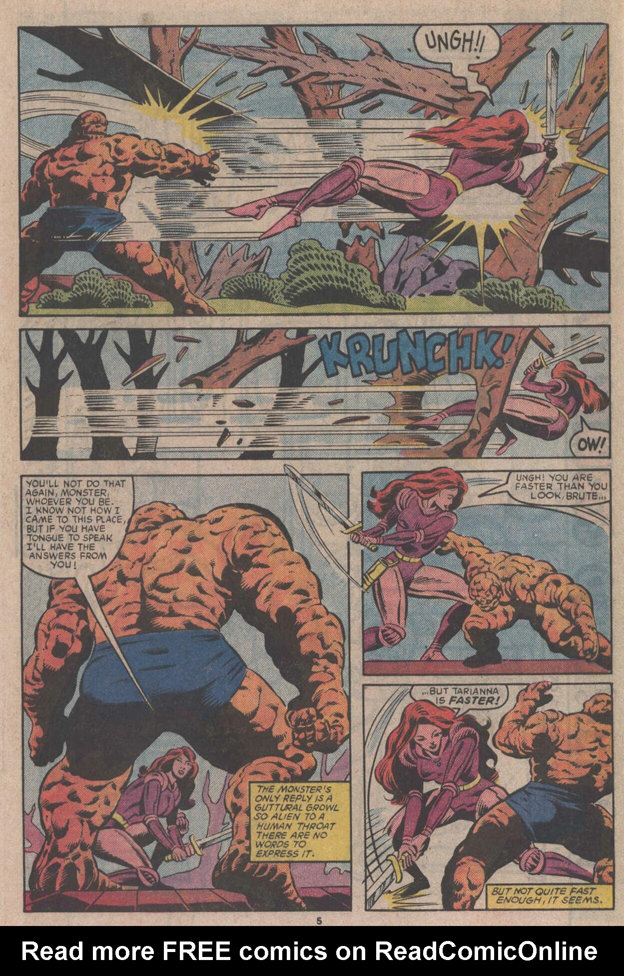 Read online The Thing comic -  Issue #20 - 9