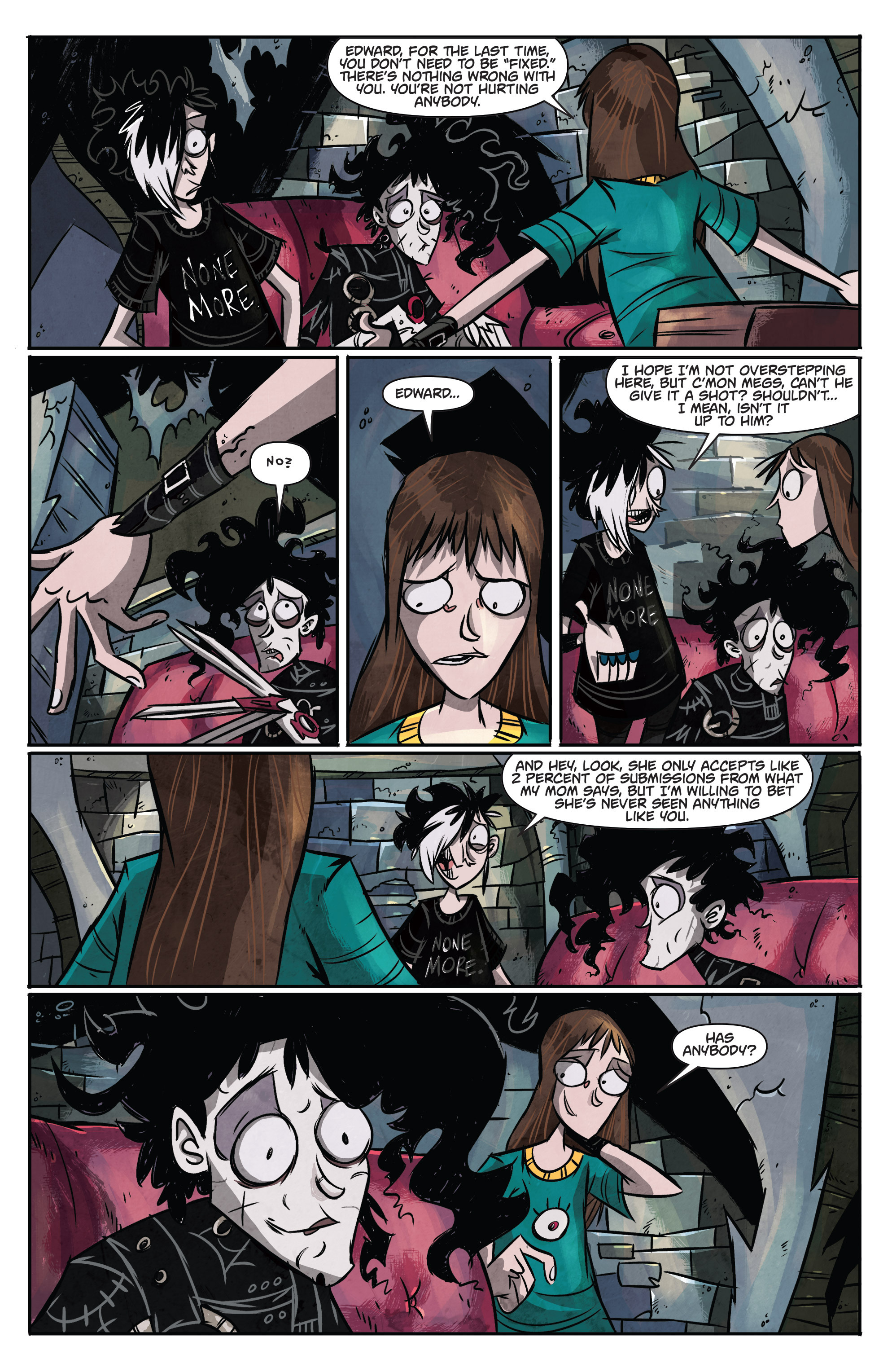 Read online Edward Scissorhands comic -  Issue #6 - 21