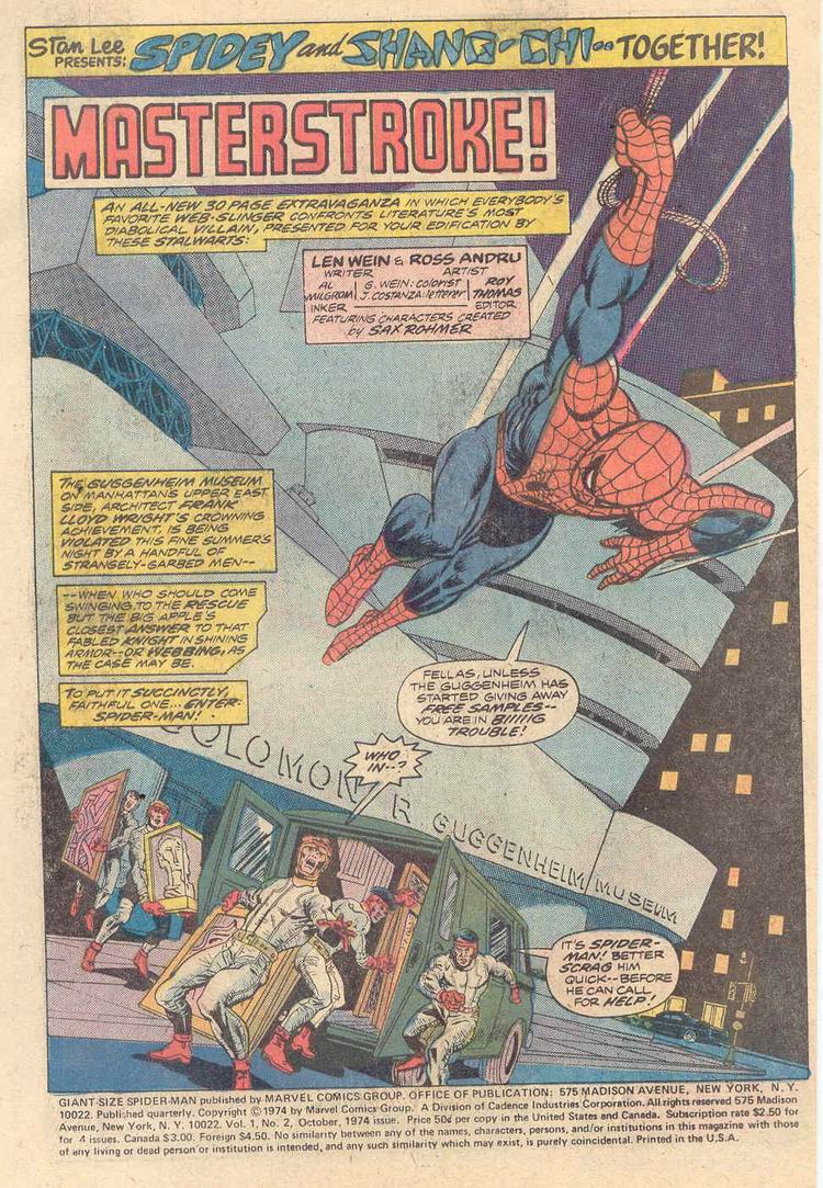 Read online Giant-Size Spider-Man comic -  Issue #2 - 2