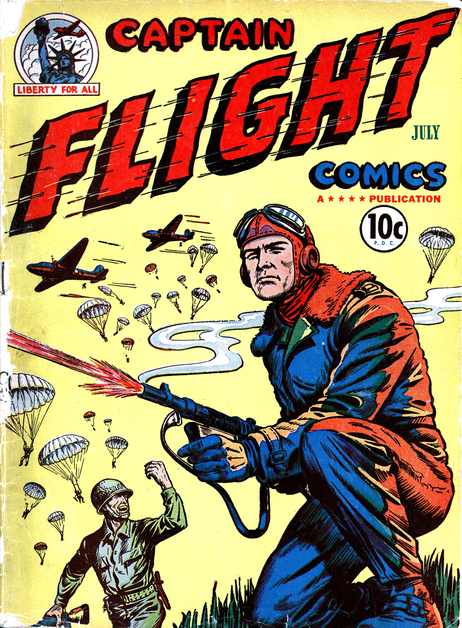 Read online Captain Flight Comics comic -  Issue #3 - 54
