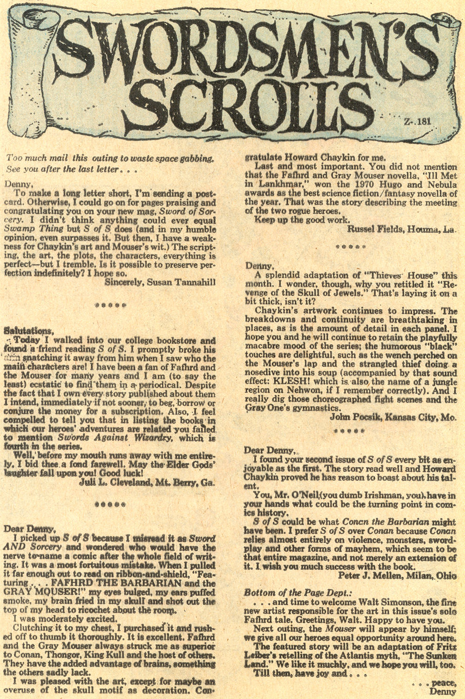 Read online Sword of Sorcery (1973) comic -  Issue #4 - 24