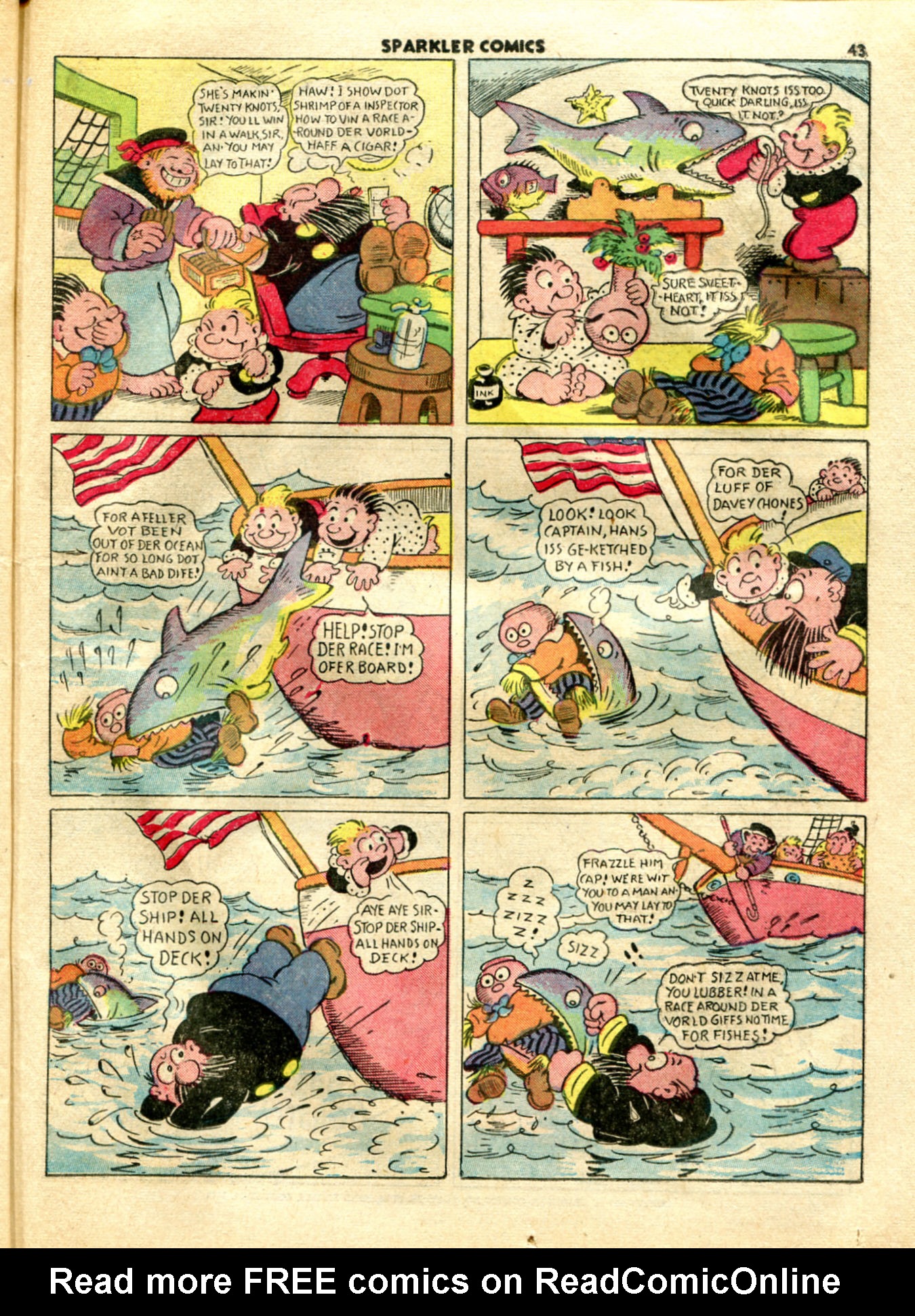 Read online Sparkler Comics comic -  Issue #13 - 45