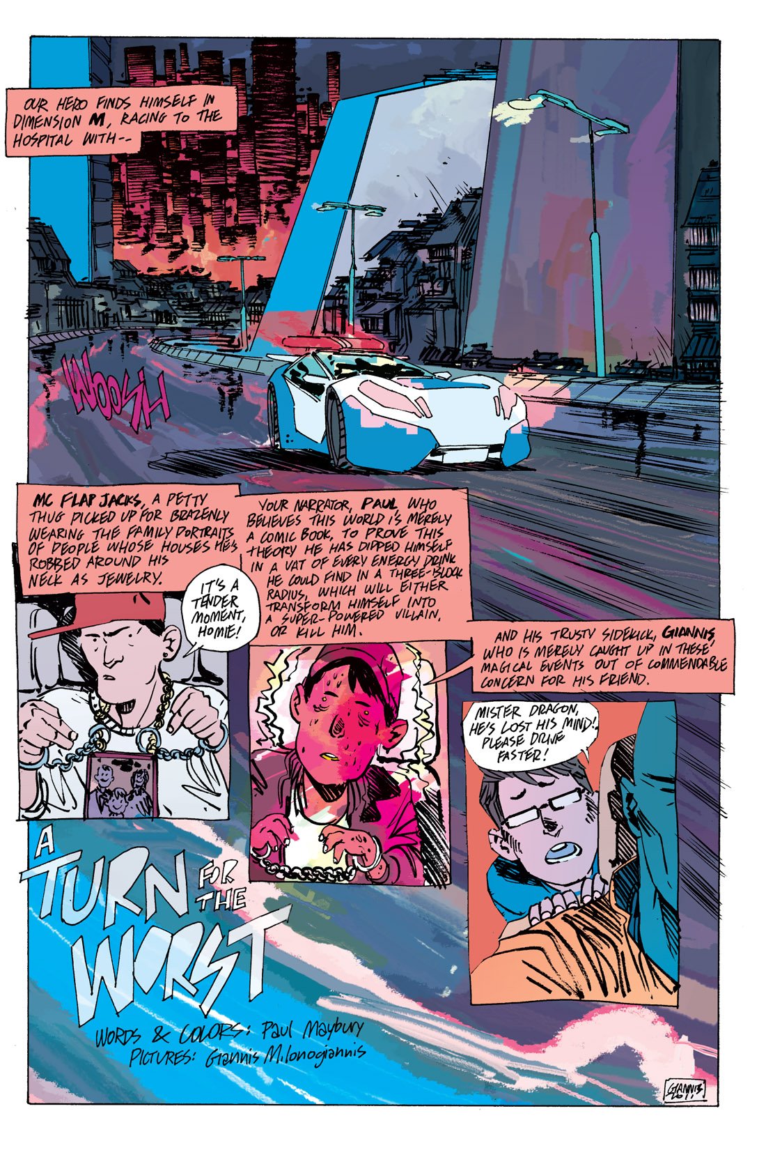 Read online Twisted Savage Dragon Funnies comic -  Issue # TPB - 114