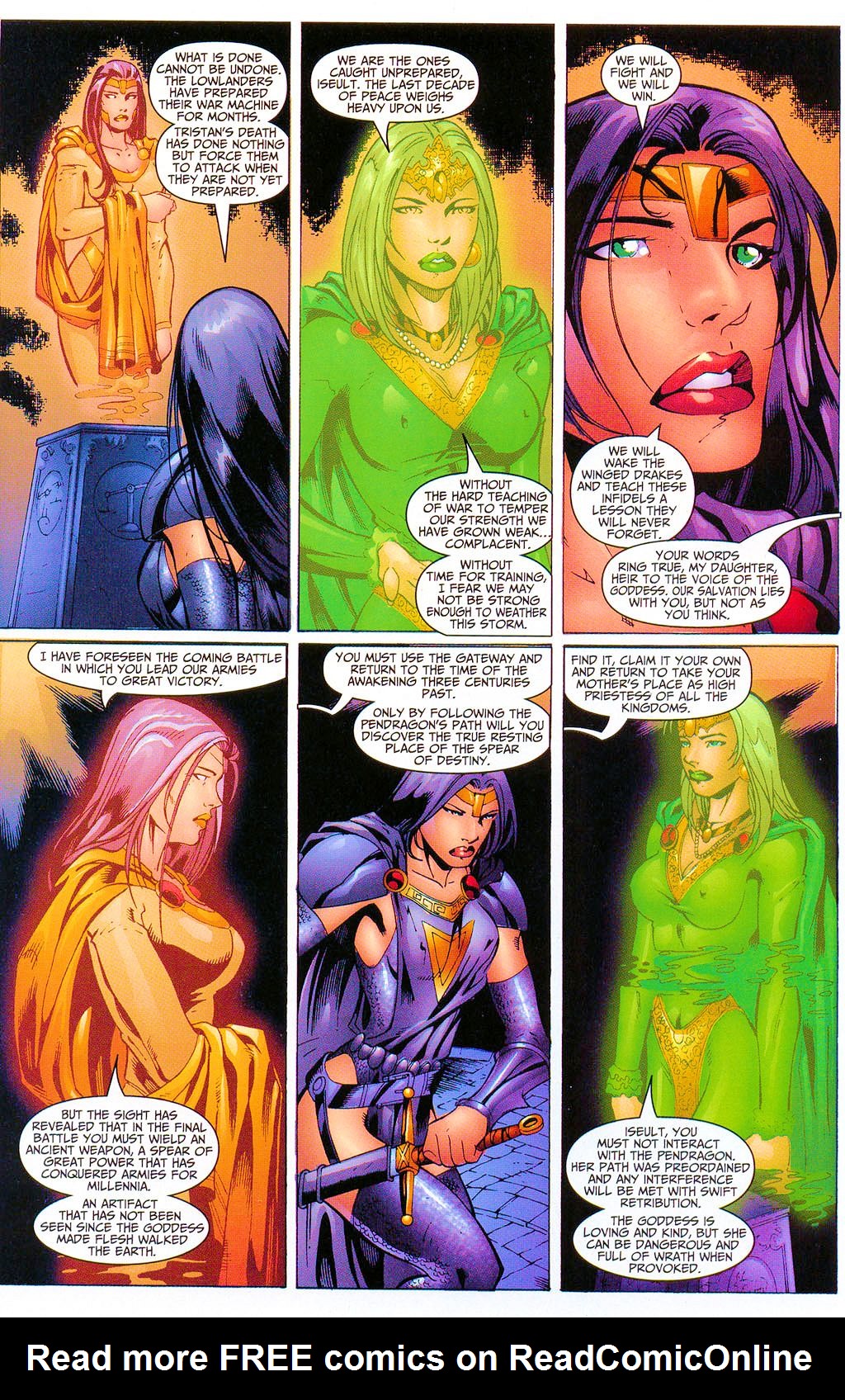 Read online Lady Pendragon comic -  Issue #0 - 34