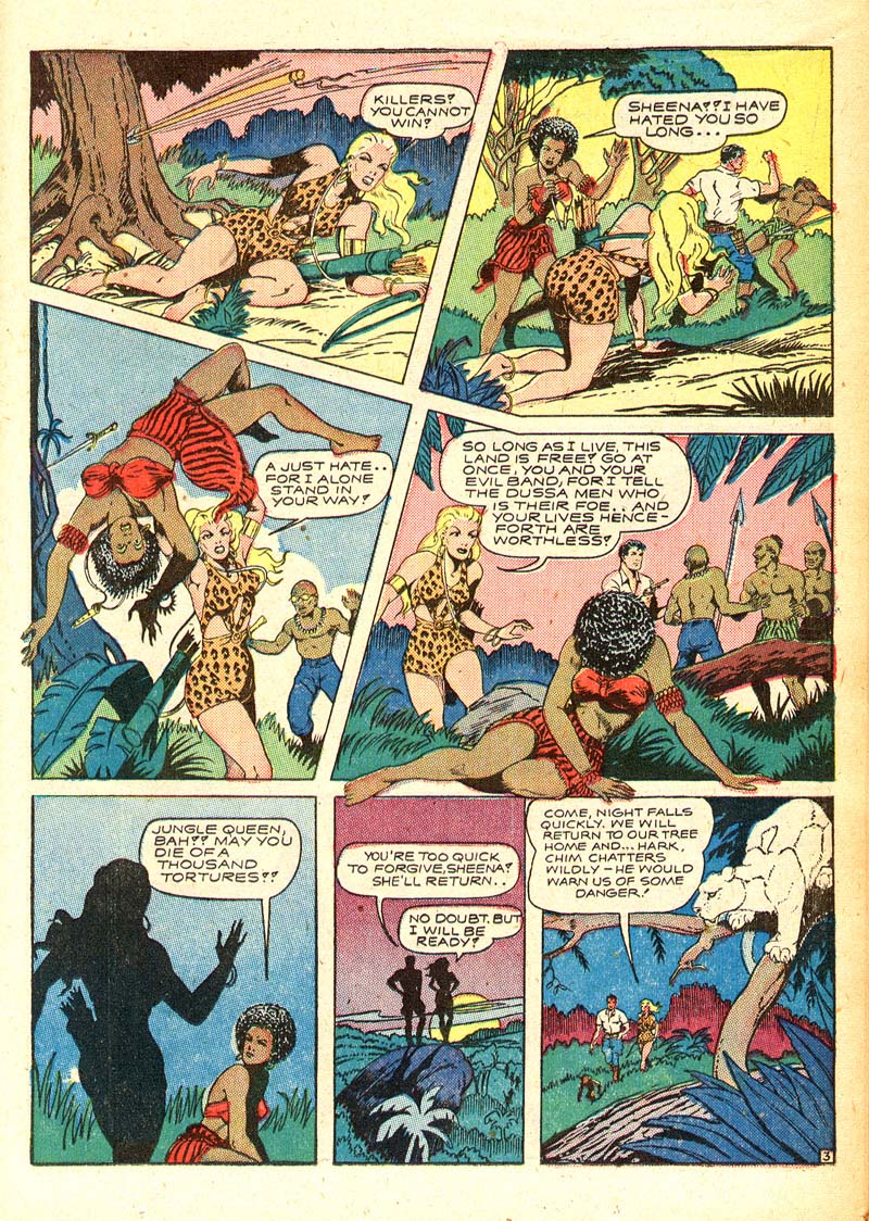 Read online Sheena, Queen of the Jungle (1942) comic -  Issue #4 - 15