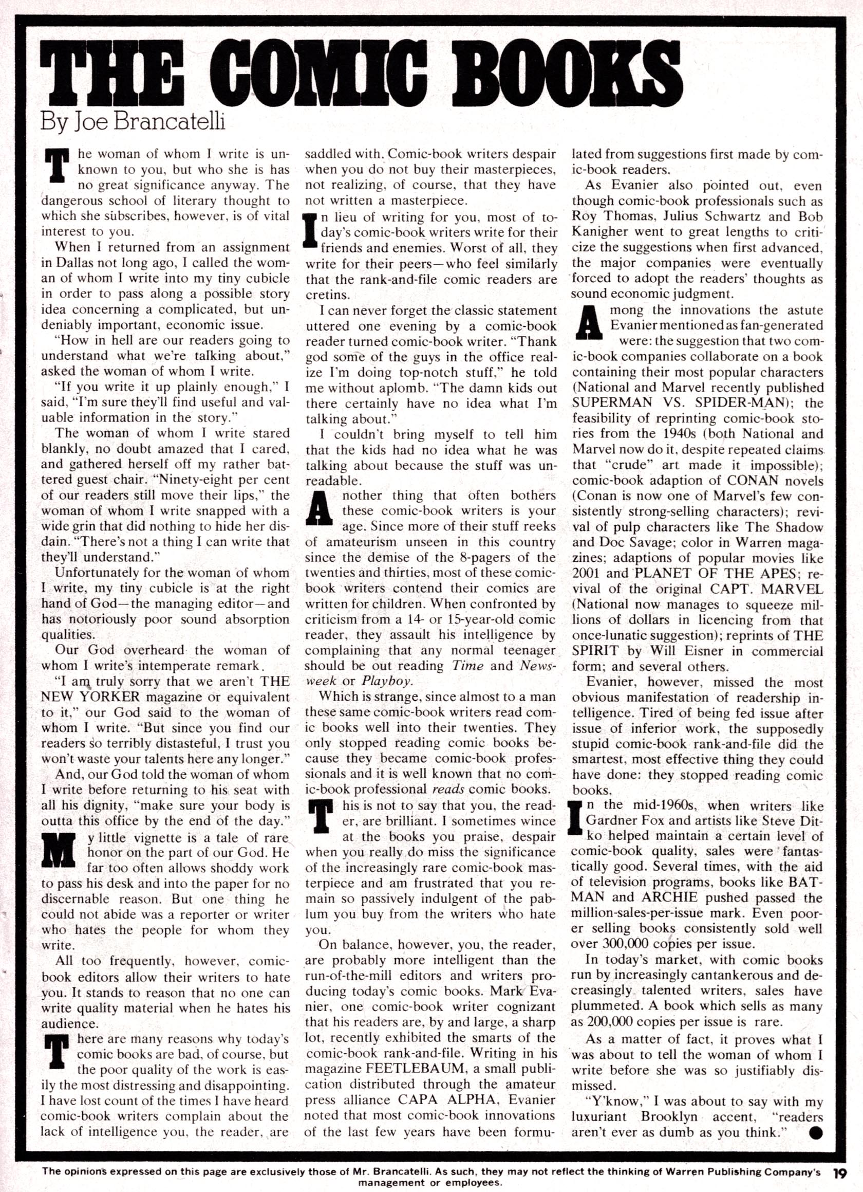 Read online Vampirella (1969) comic -  Issue #54 - 19