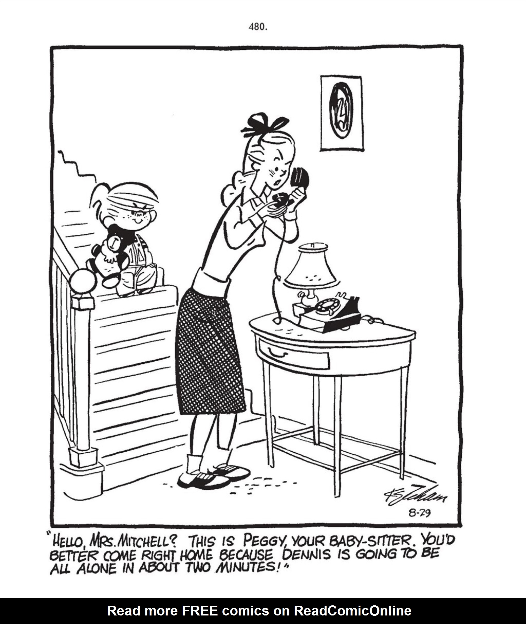 Read online Hank Ketcham's Complete Dennis the Menace comic -  Issue # TPB 1 (Part 6) - 8