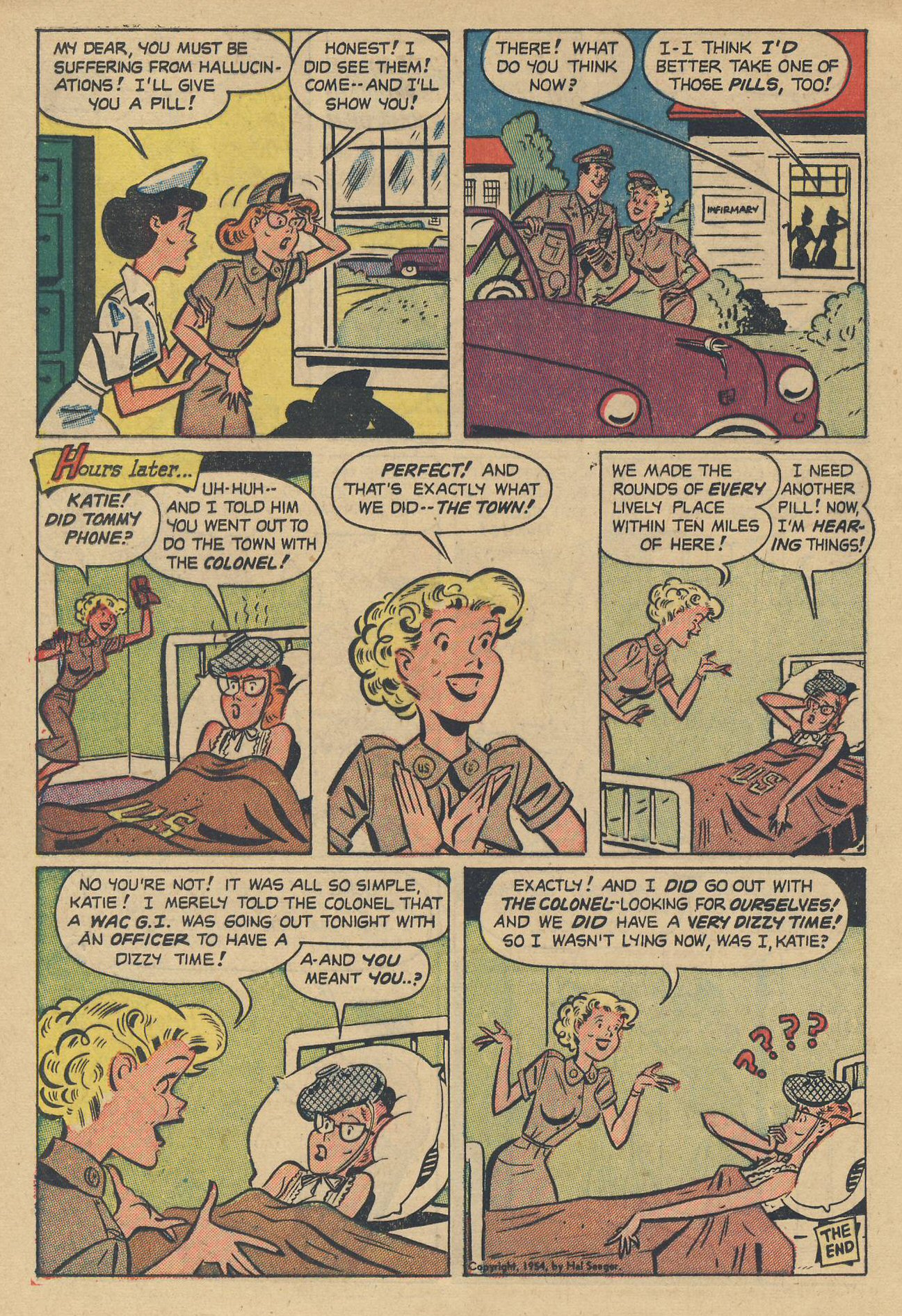 Read online G. I. Jane (1953) comic -  Issue #6 - 24