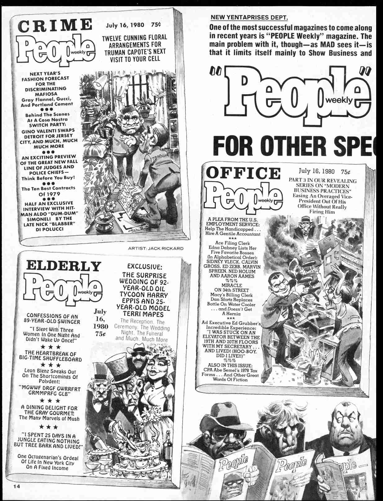 Read online MAD comic -  Issue #214 - 16