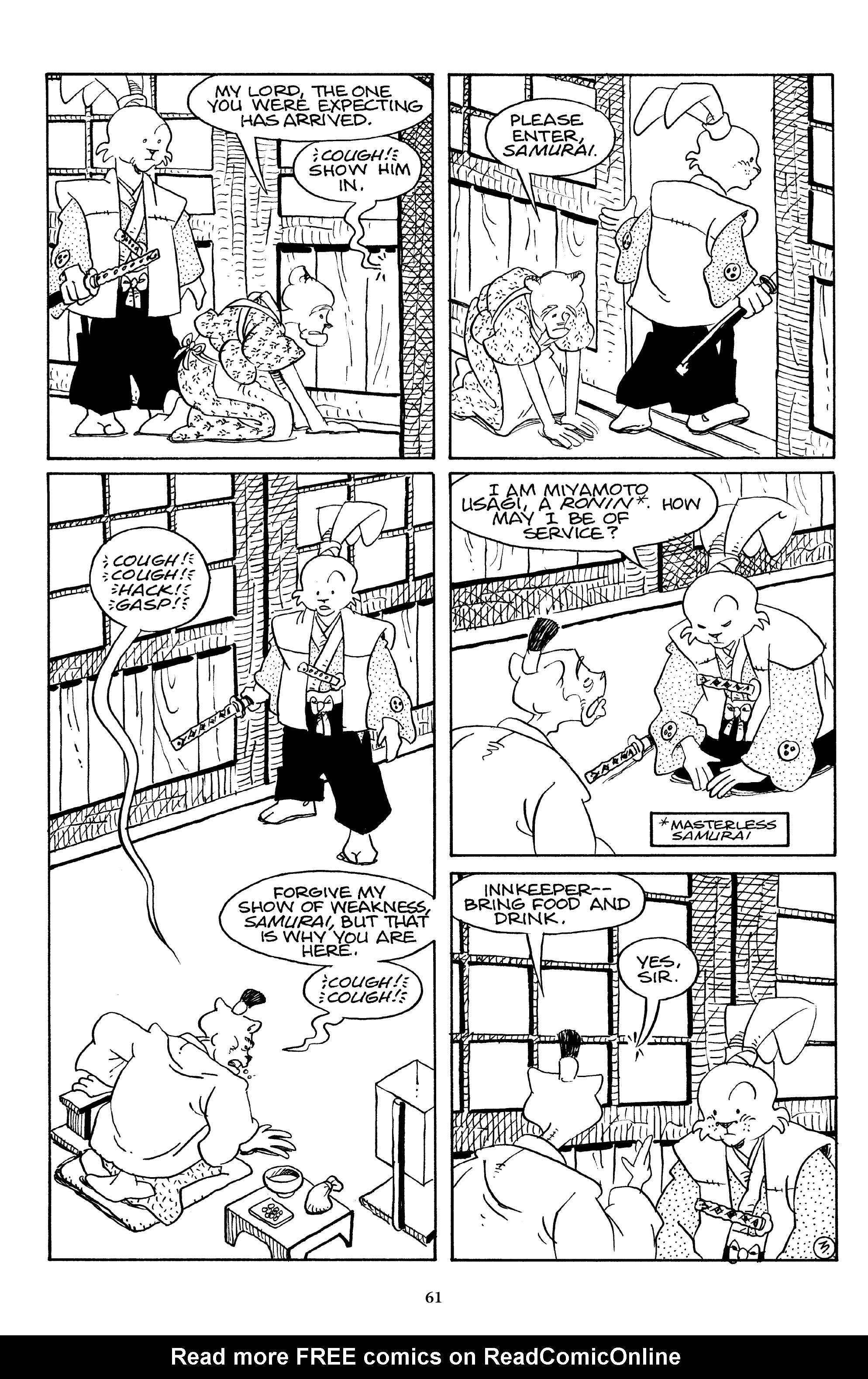 Read online The Usagi Yojimbo Saga comic -  Issue # TPB 4 - 60