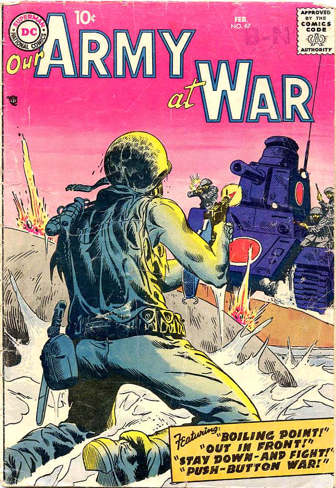 Read online Our Army at War (1952) comic -  Issue #67 - 1