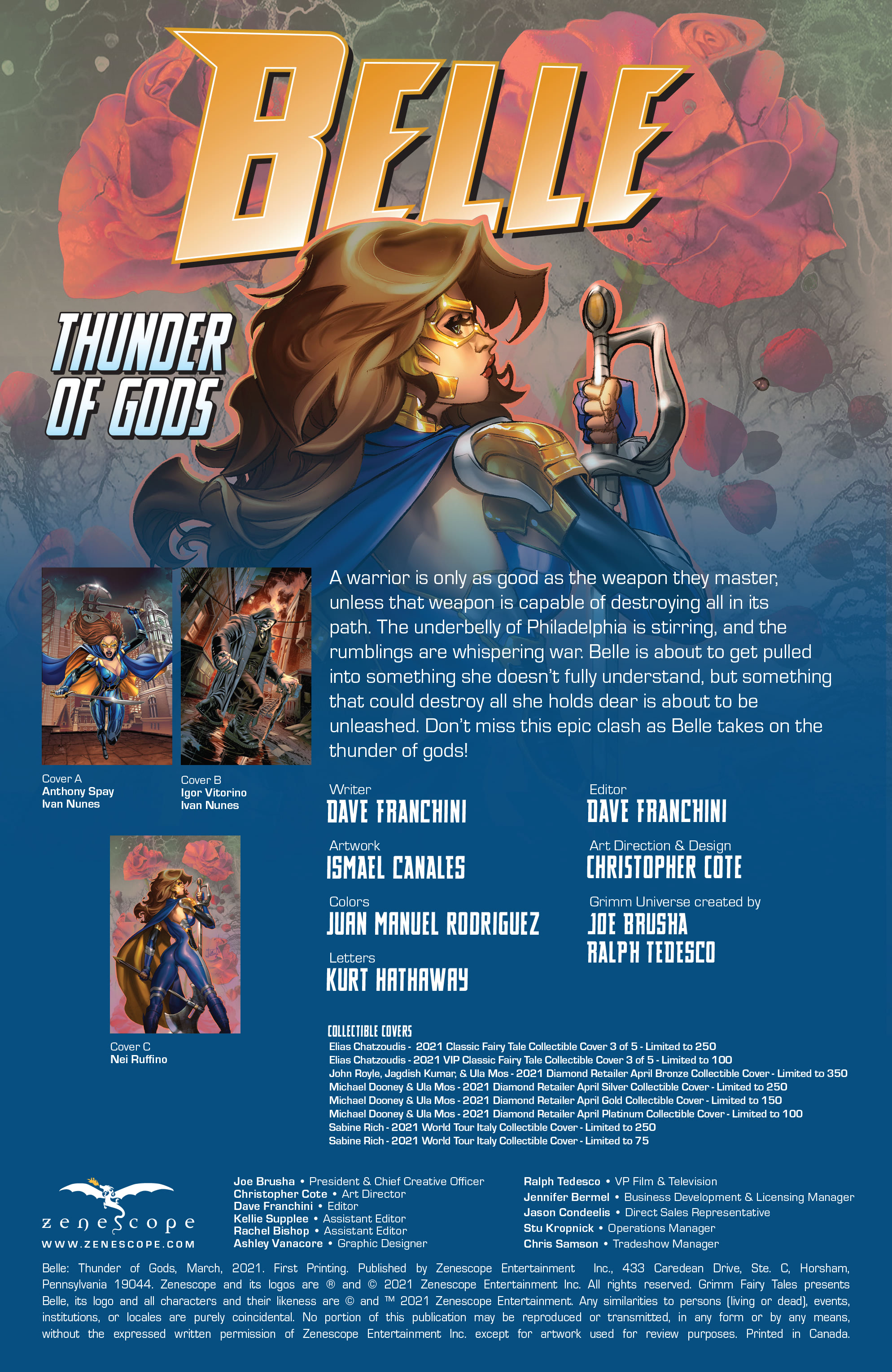 Read online Belle: Thunder of Gods comic -  Issue # Full - 2