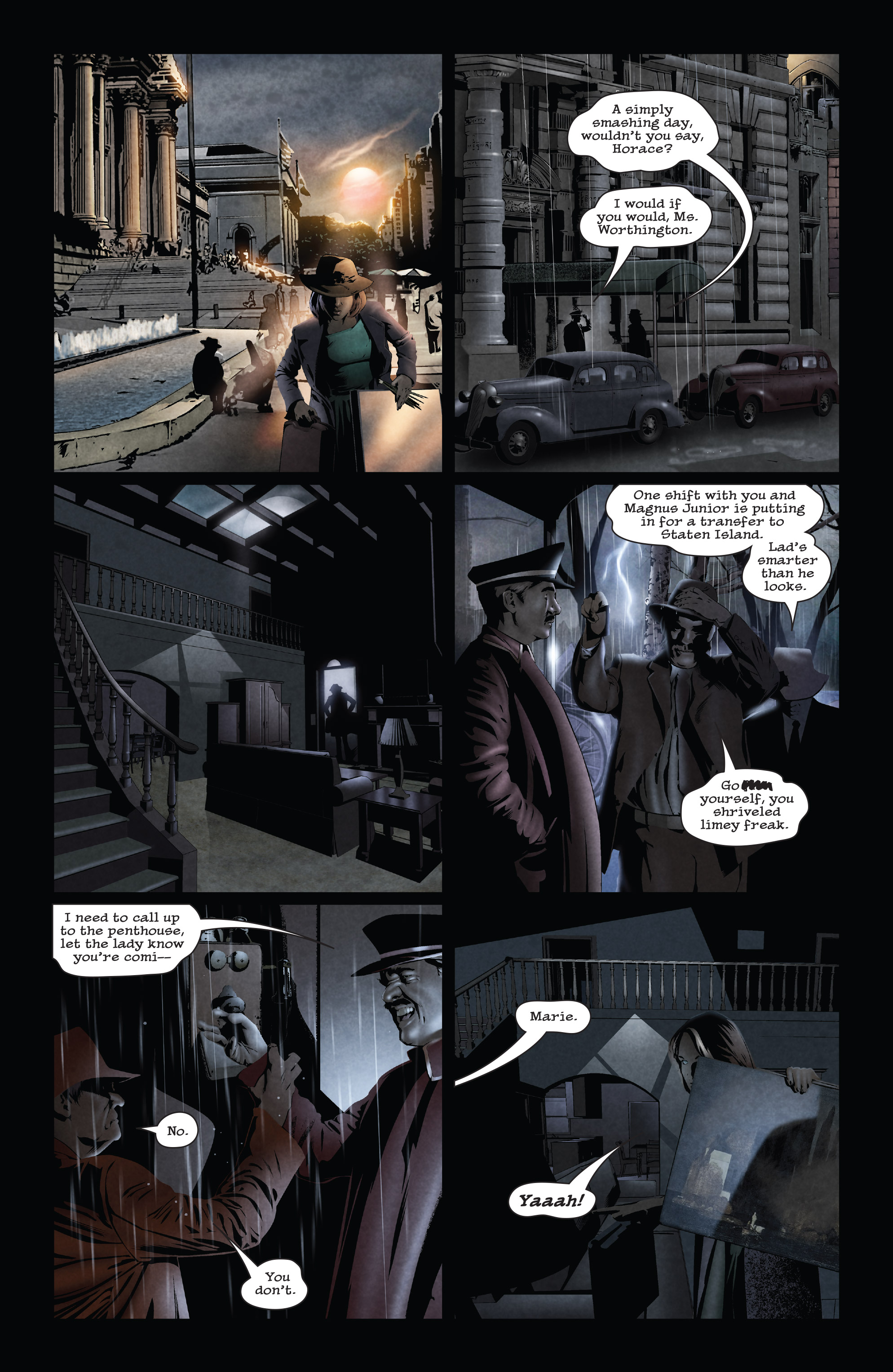 Read online X-Men Noir comic -  Issue #2 - 17