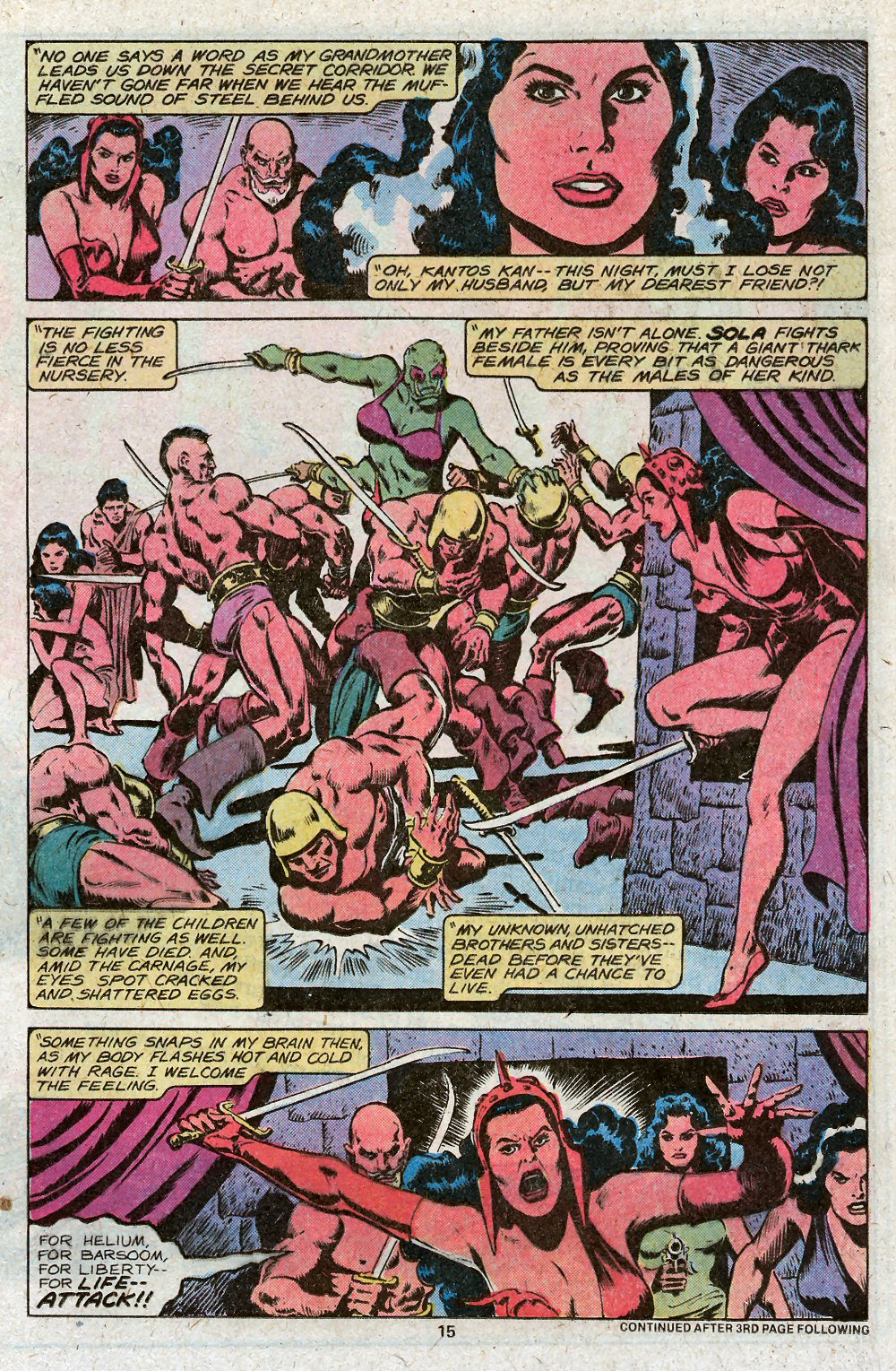 Read online John Carter Warlord of Mars comic -  Issue #26 - 17