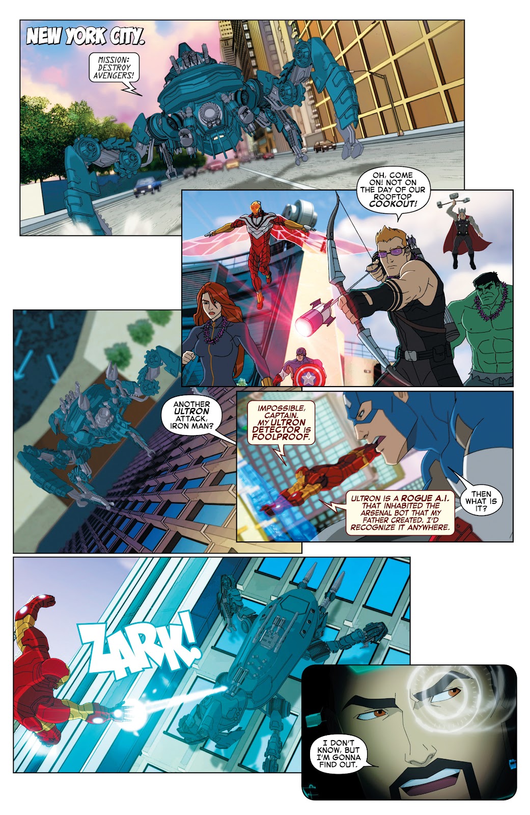 Marvel Universe Avengers Assemble: Civil War issue 1 - Page 3