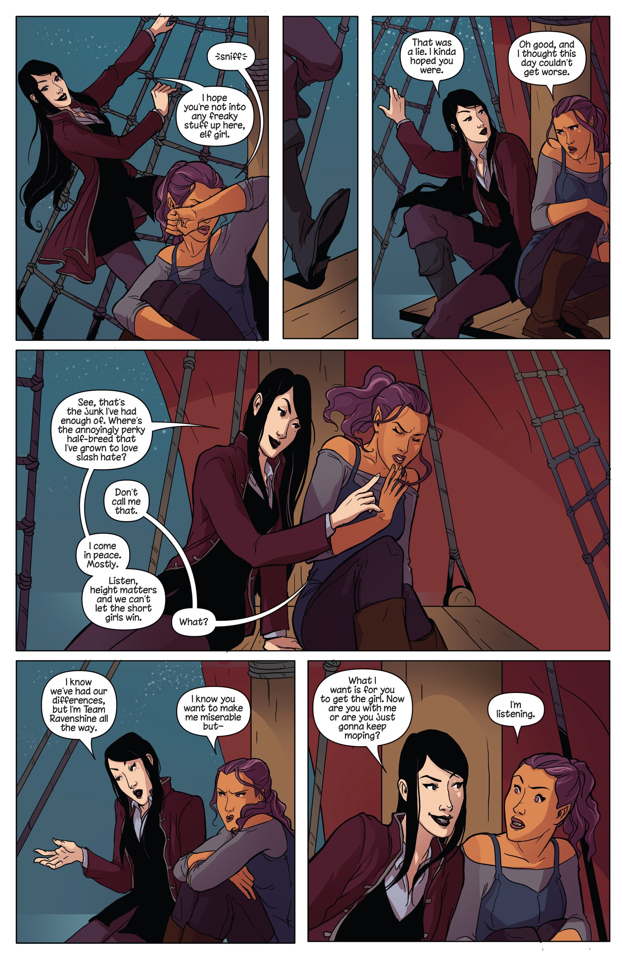 Read online Princeless Raven Year Two: Love and Revenge comic -  Issue # _TPB Two Ships In the Night - 11
