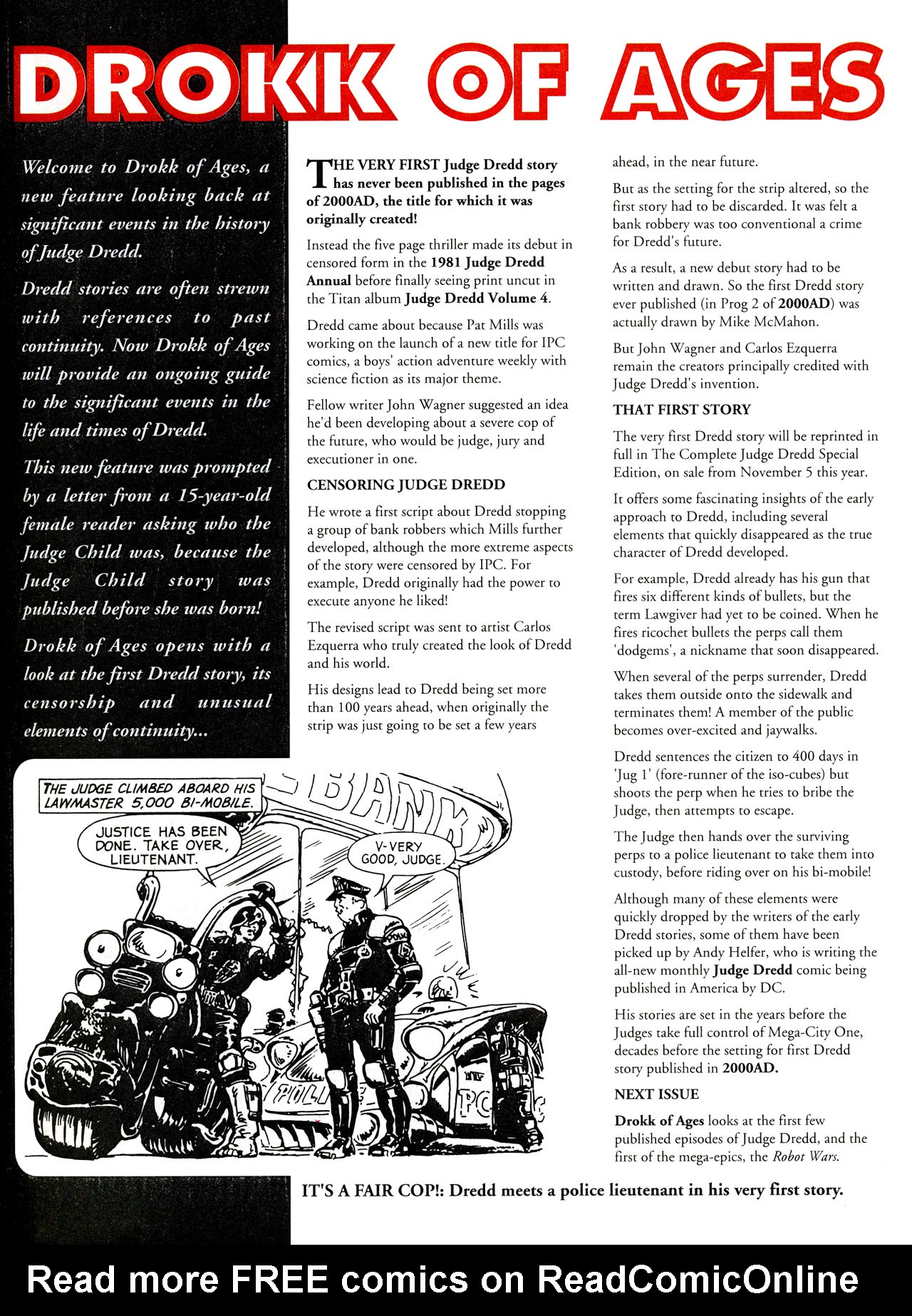 Read online Judge Dredd: The Megazine (vol. 2) comic -  Issue #66 - 13