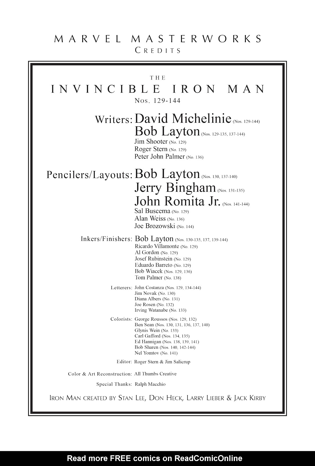 Marvel Masterworks: The Invincible Iron Man issue TPB 14 (Part 1) - Page 4