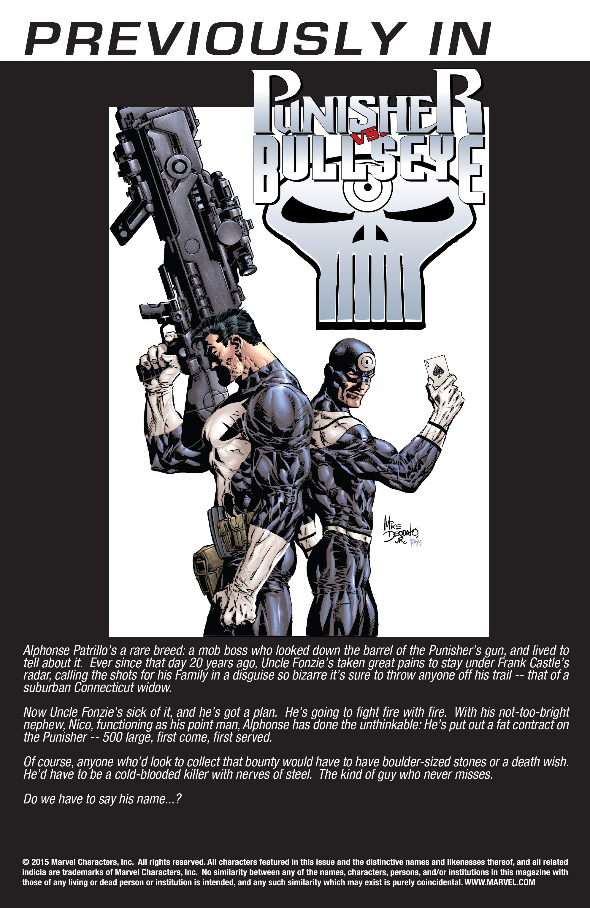 Read online Punisher vs. Bullseye comic -  Issue #2 - 2