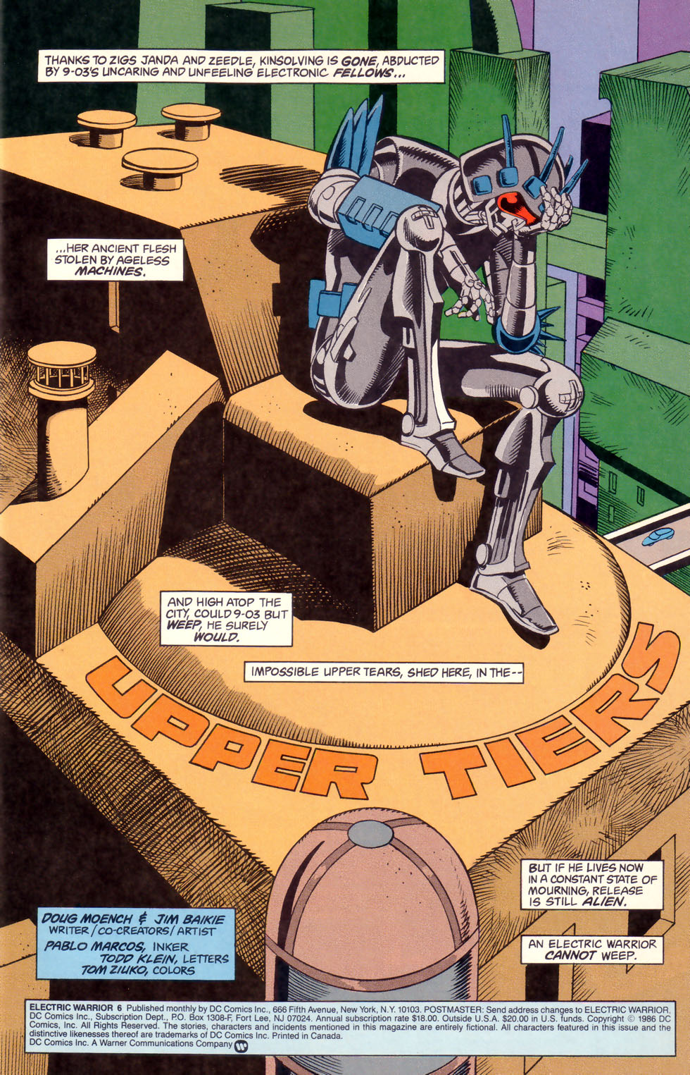 Read online Electric Warrior comic -  Issue #6 - 2