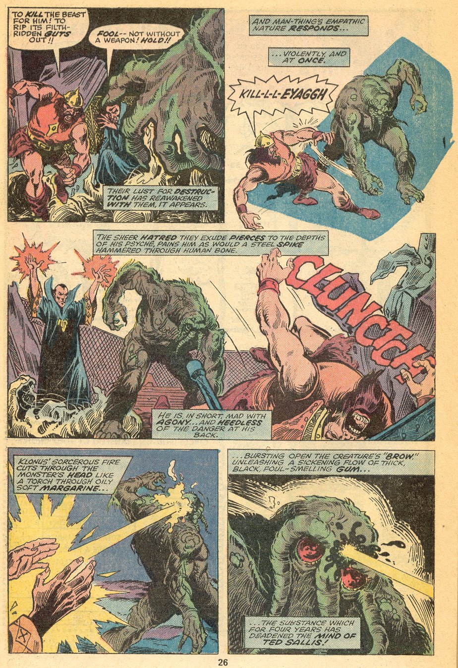 Read online Man-Thing (1974) comic -  Issue #21 - 18