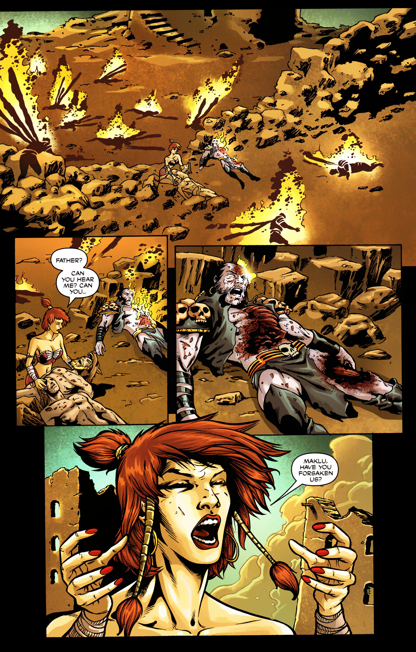 Read online Lady Death: Origins - Cursed comic -  Issue #1 - 13