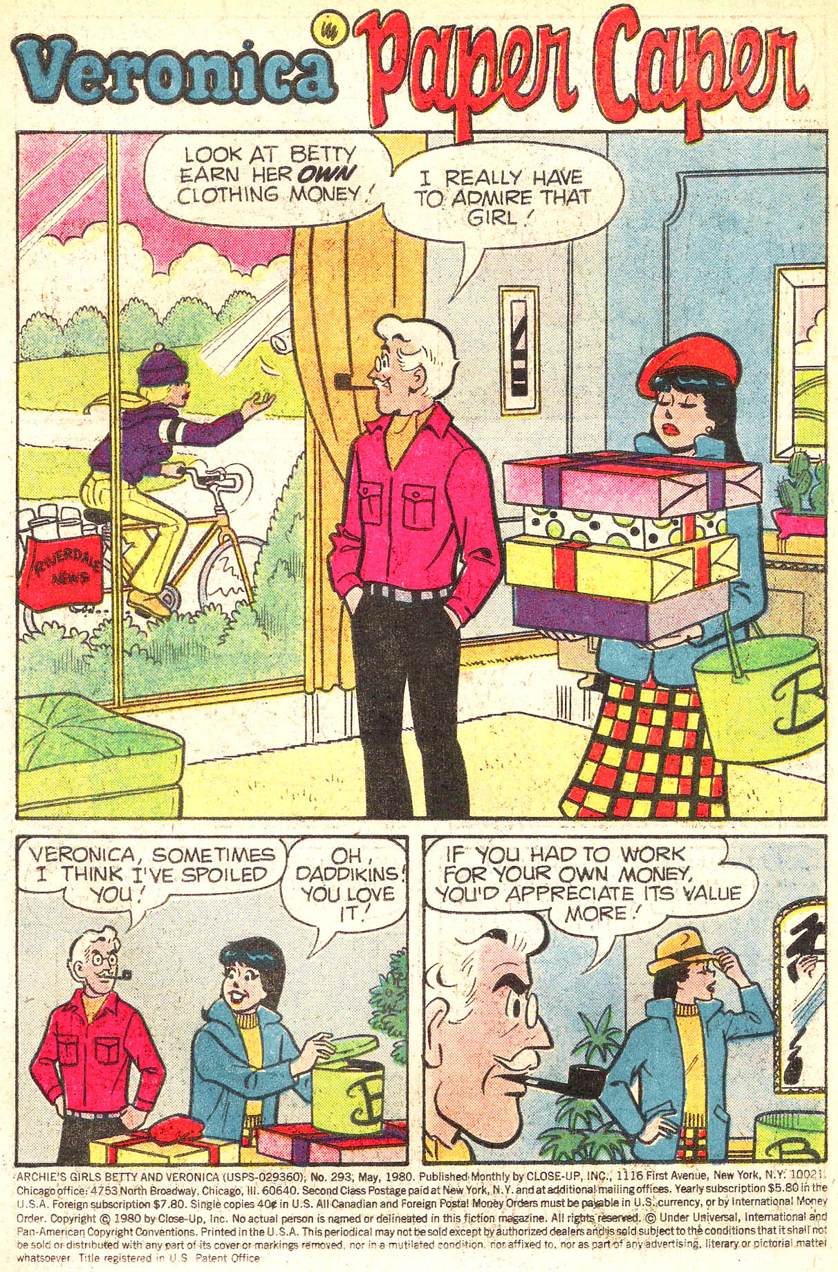 Read online Archie's Girls Betty and Veronica comic -  Issue #293 - 3