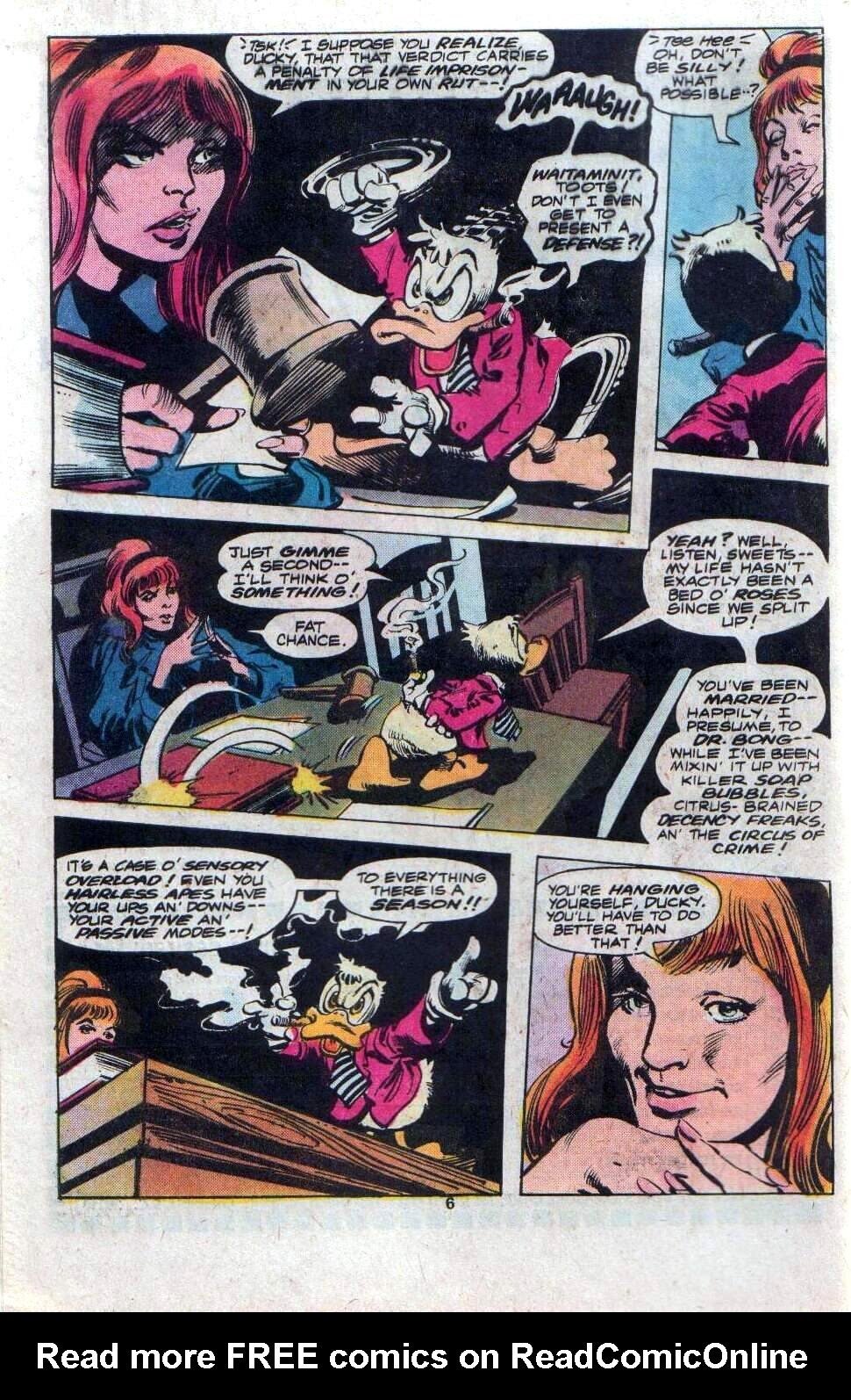 Read online Howard the Duck (1976) comic -  Issue #27 - 5
