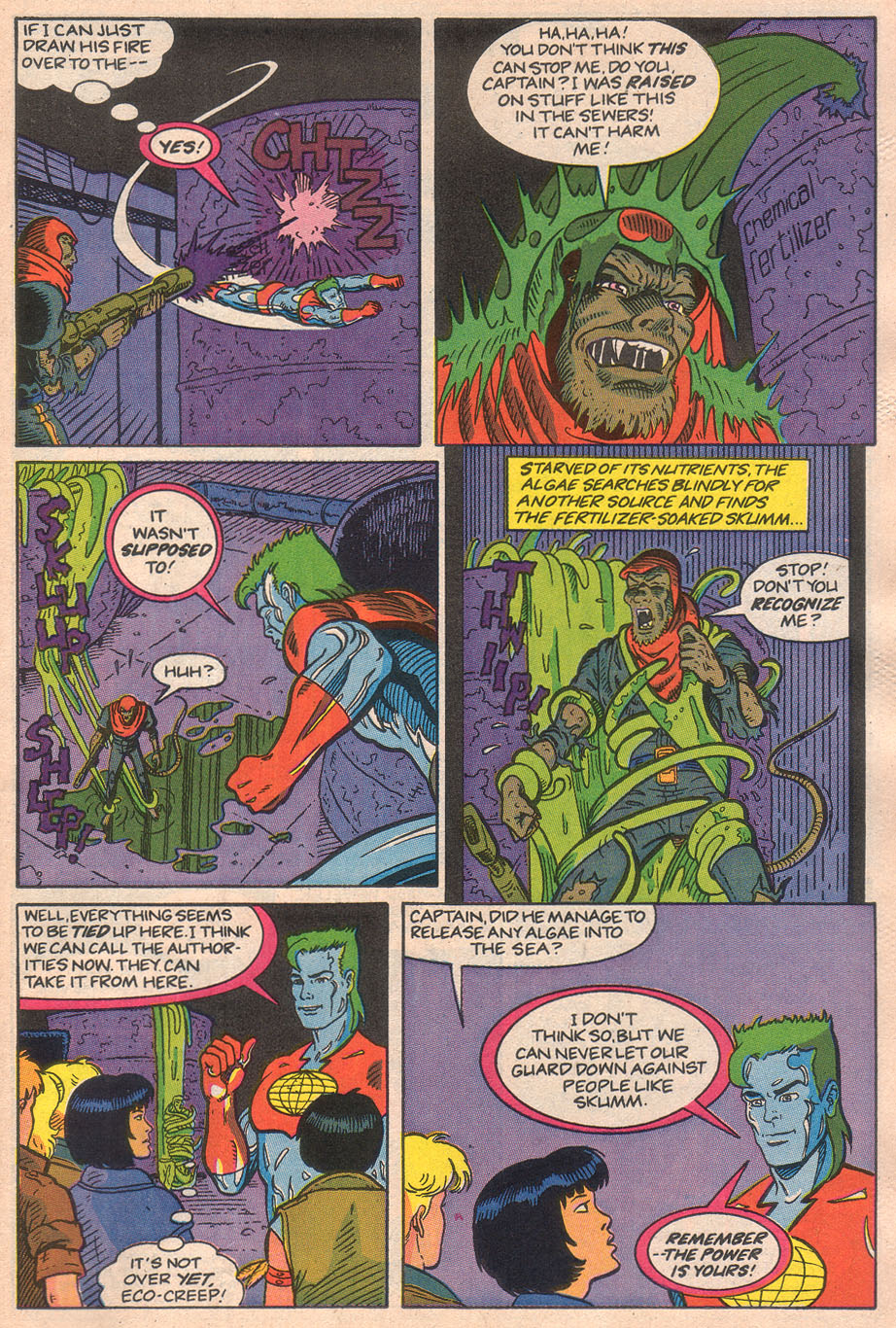 Read online Captain Planet and the Planeteers comic -  Issue #6 - 31