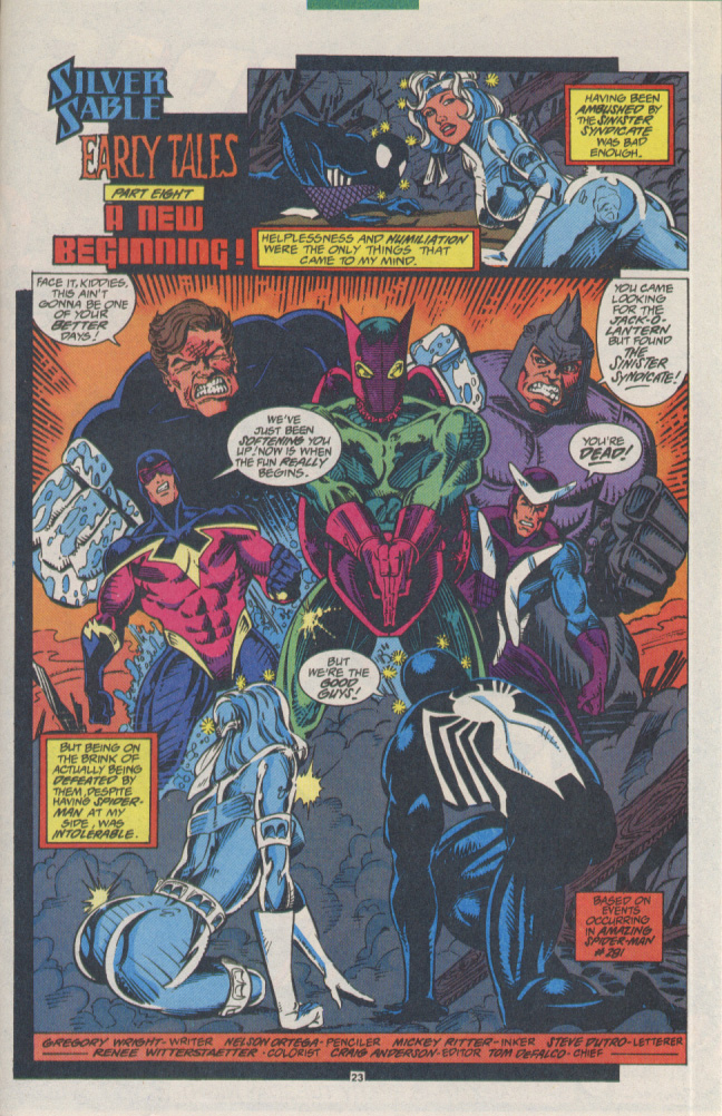 Read online Silver Sable and the Wild Pack comic -  Issue #18 - 19