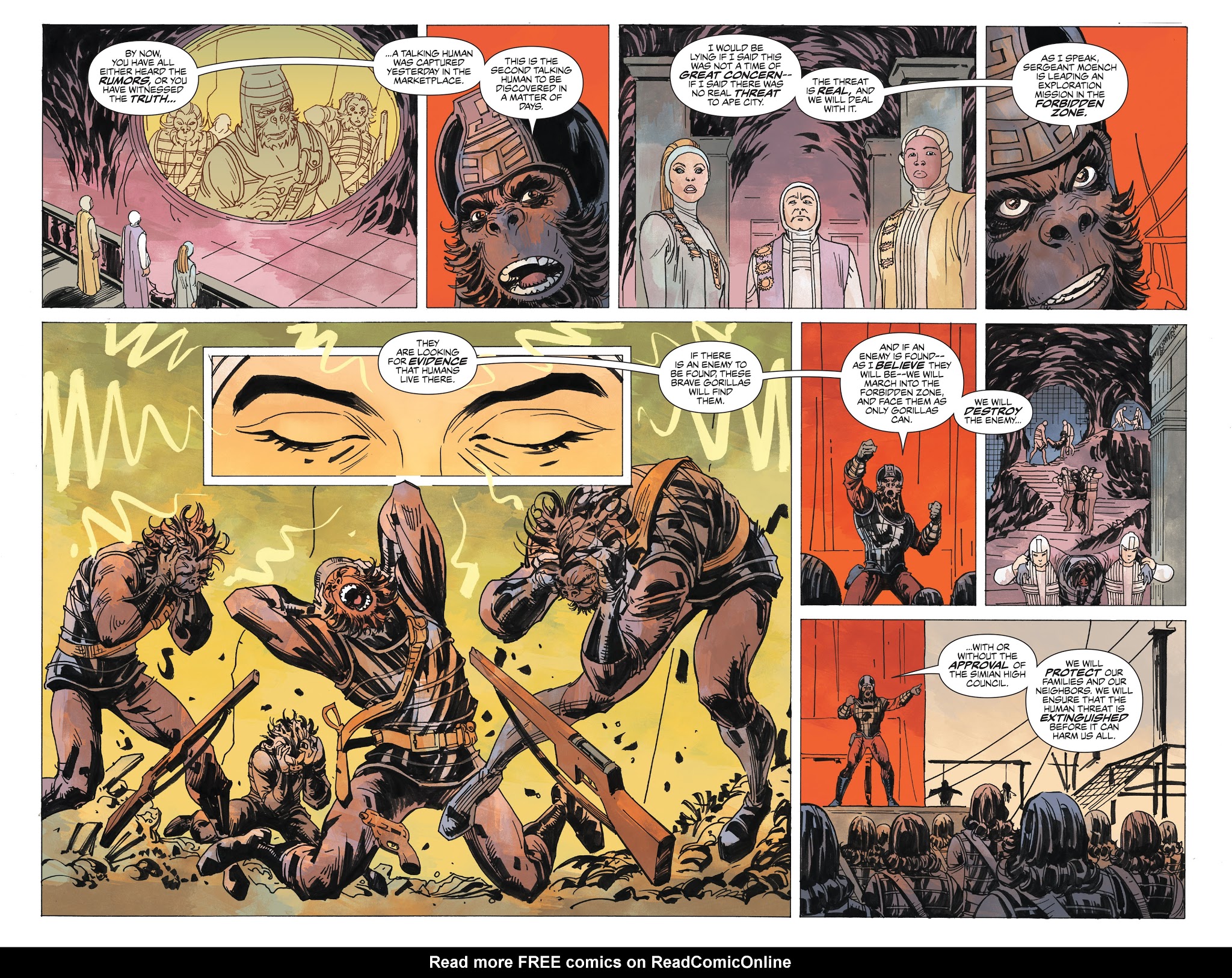 Read online Planet of the Apes: Ursus comic -  Issue #4 - 11