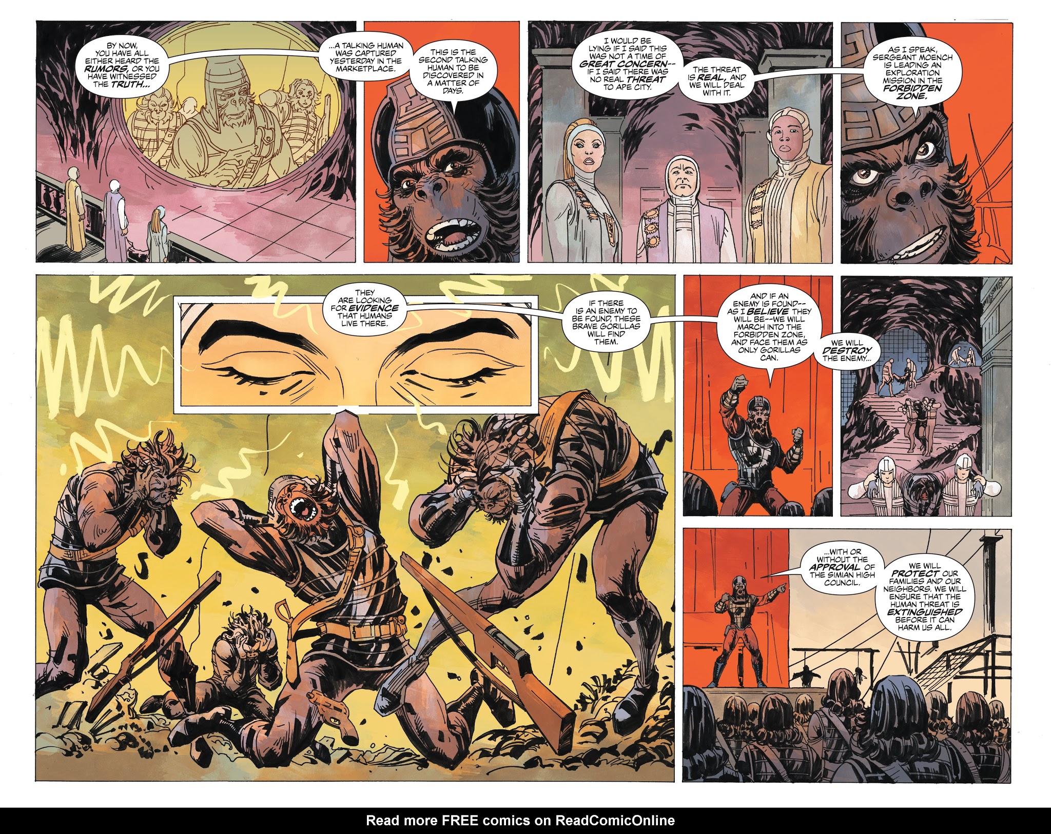 Read online Planet of the Apes: Ursus comic -  Issue #4 - 11