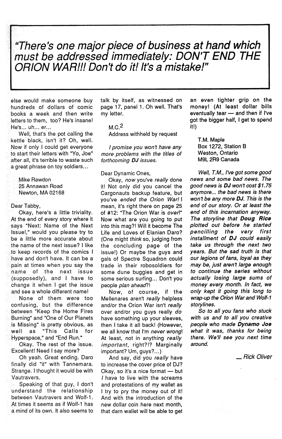 Read online Dynamo Joe comic -  Issue #15 - 30