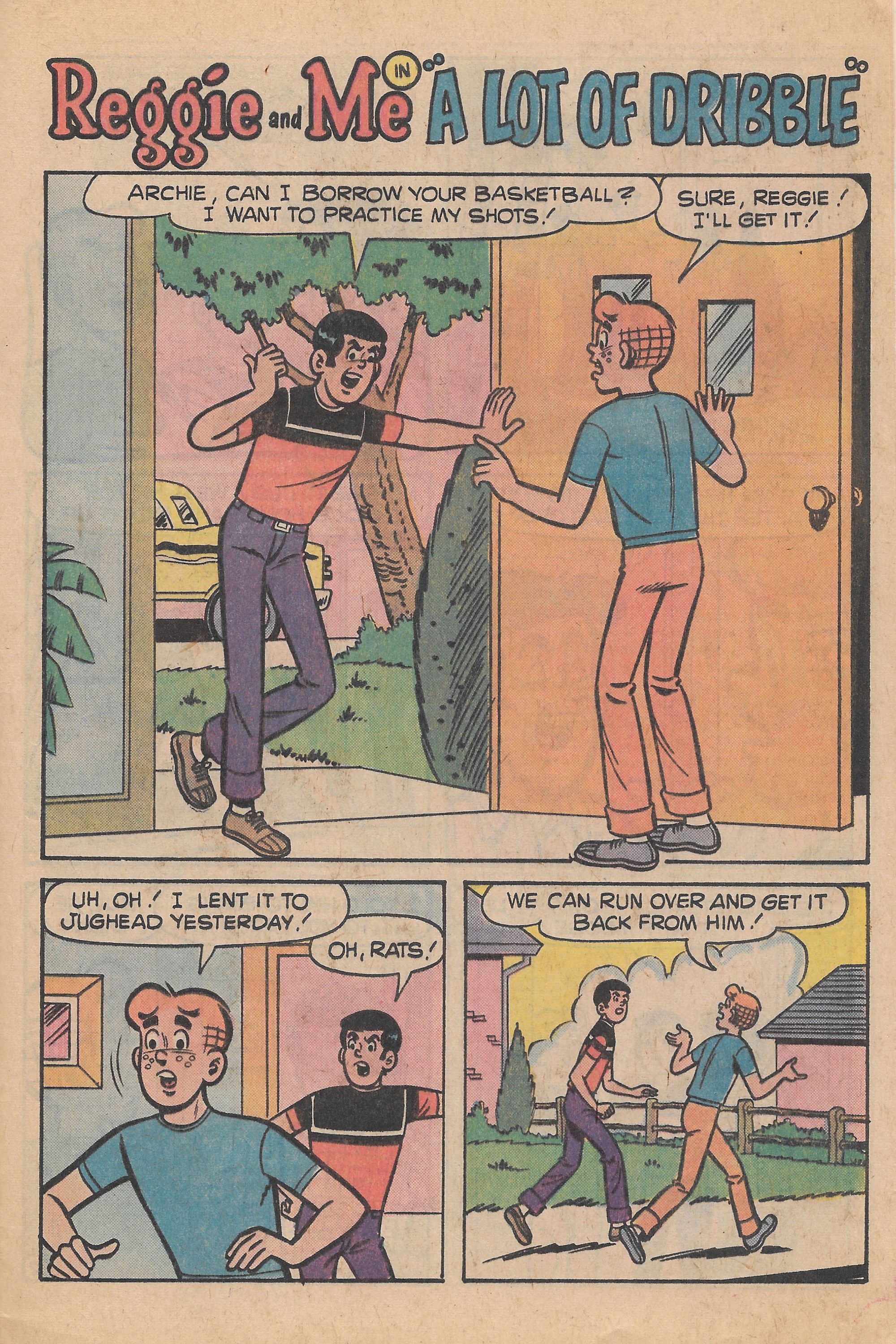 Read online Reggie and Me (1966) comic -  Issue #99 - 29