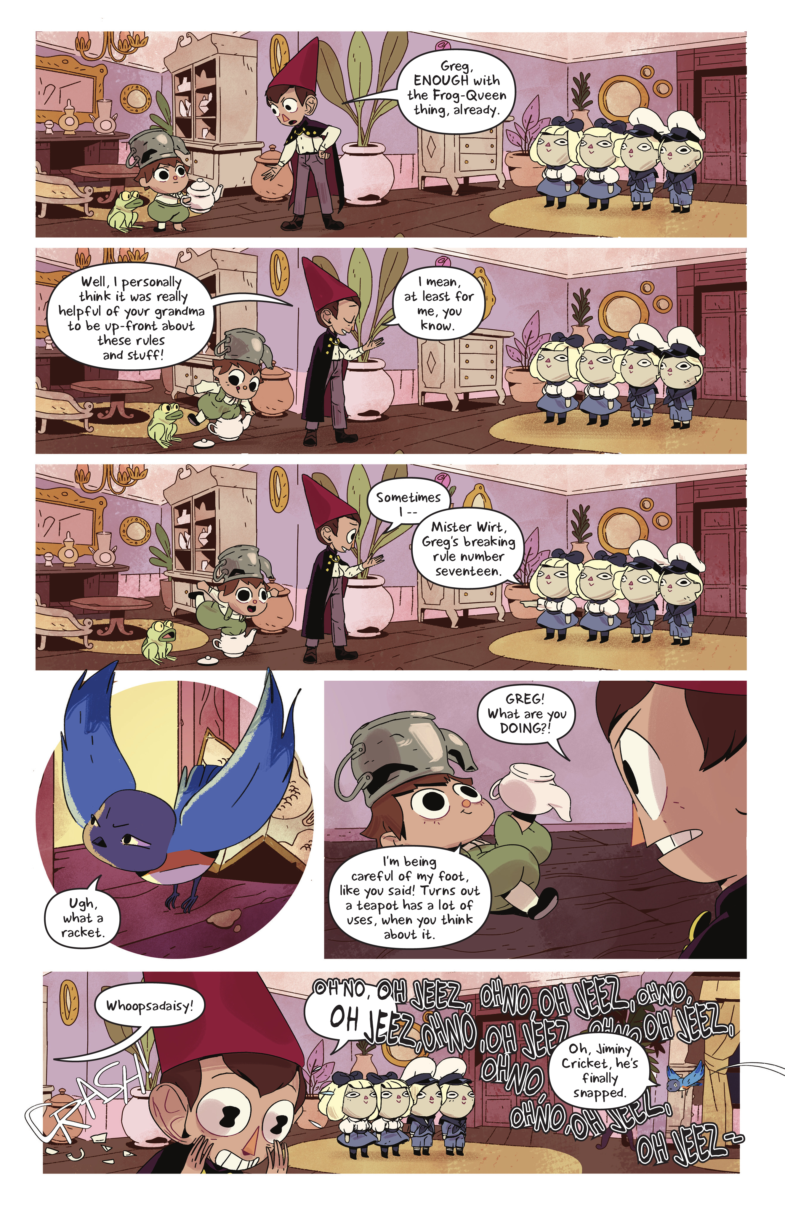 Read online Over the Garden Wall: Hollow Town comic -  Issue # TPB - 37