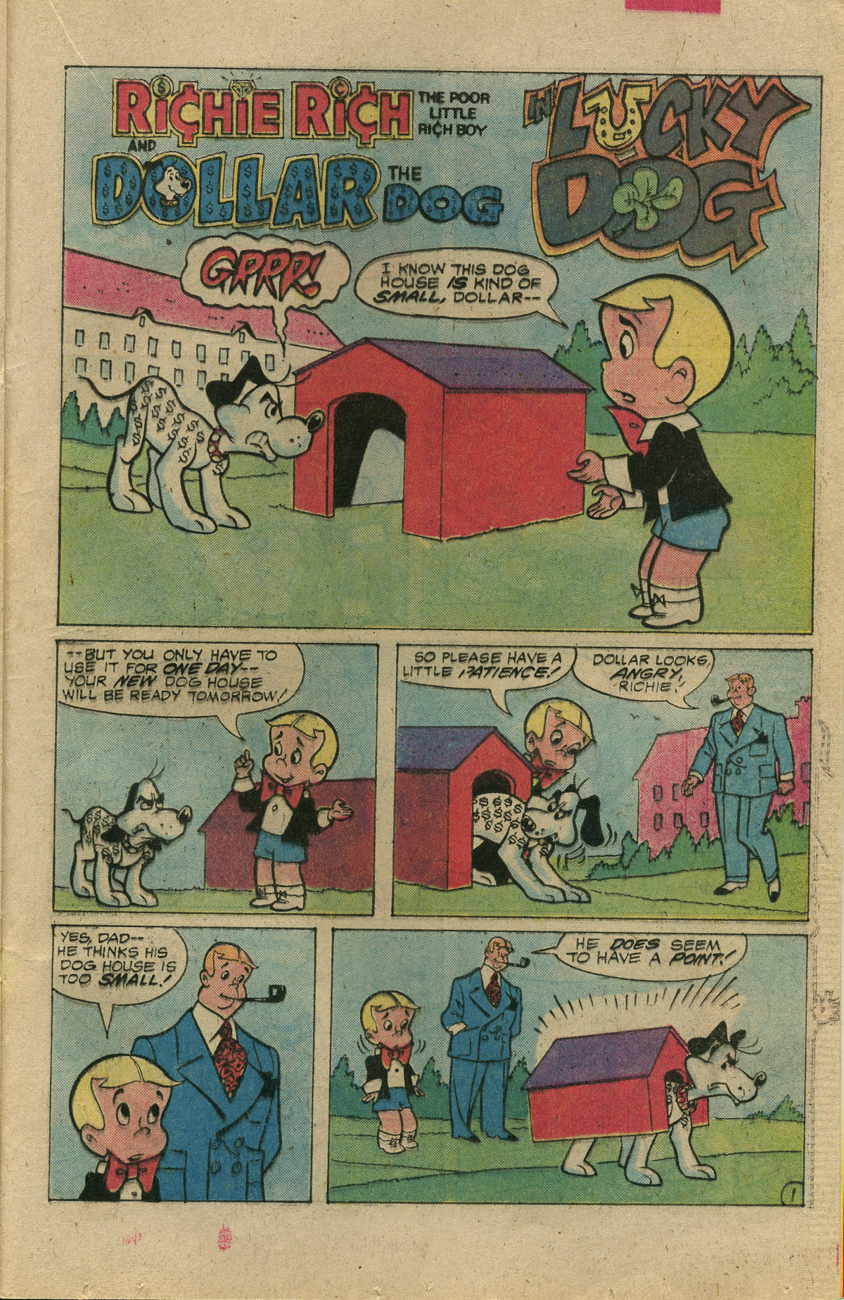 Read online Richie Rich & Dollar the Dog comic -  Issue #12 - 21