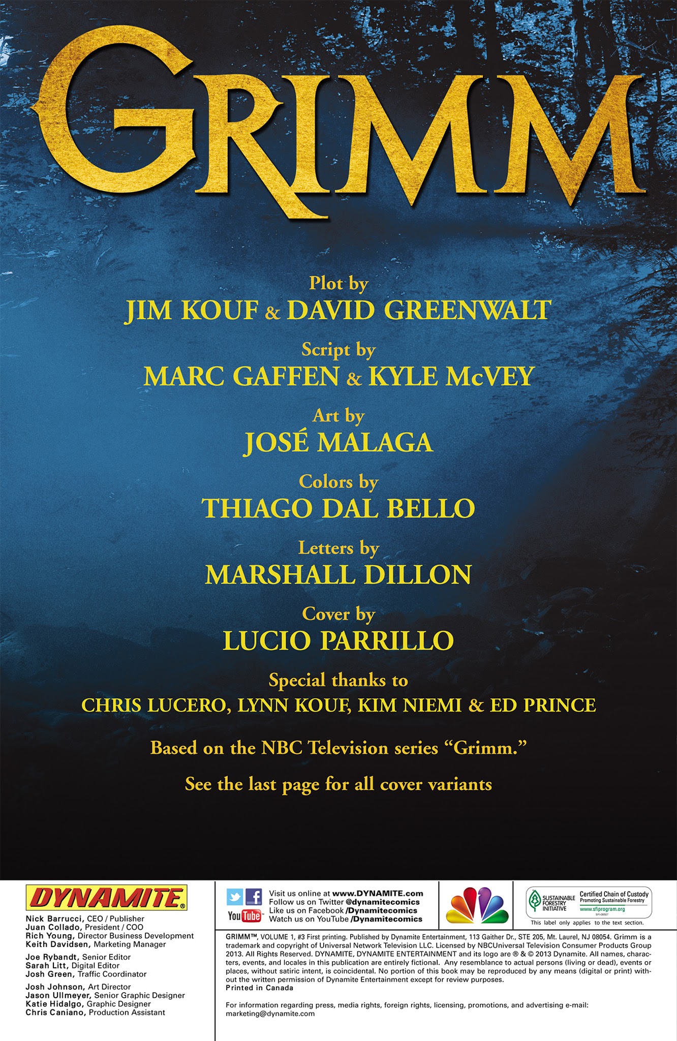 Read online Grimm (2013) comic -  Issue #3 - 2