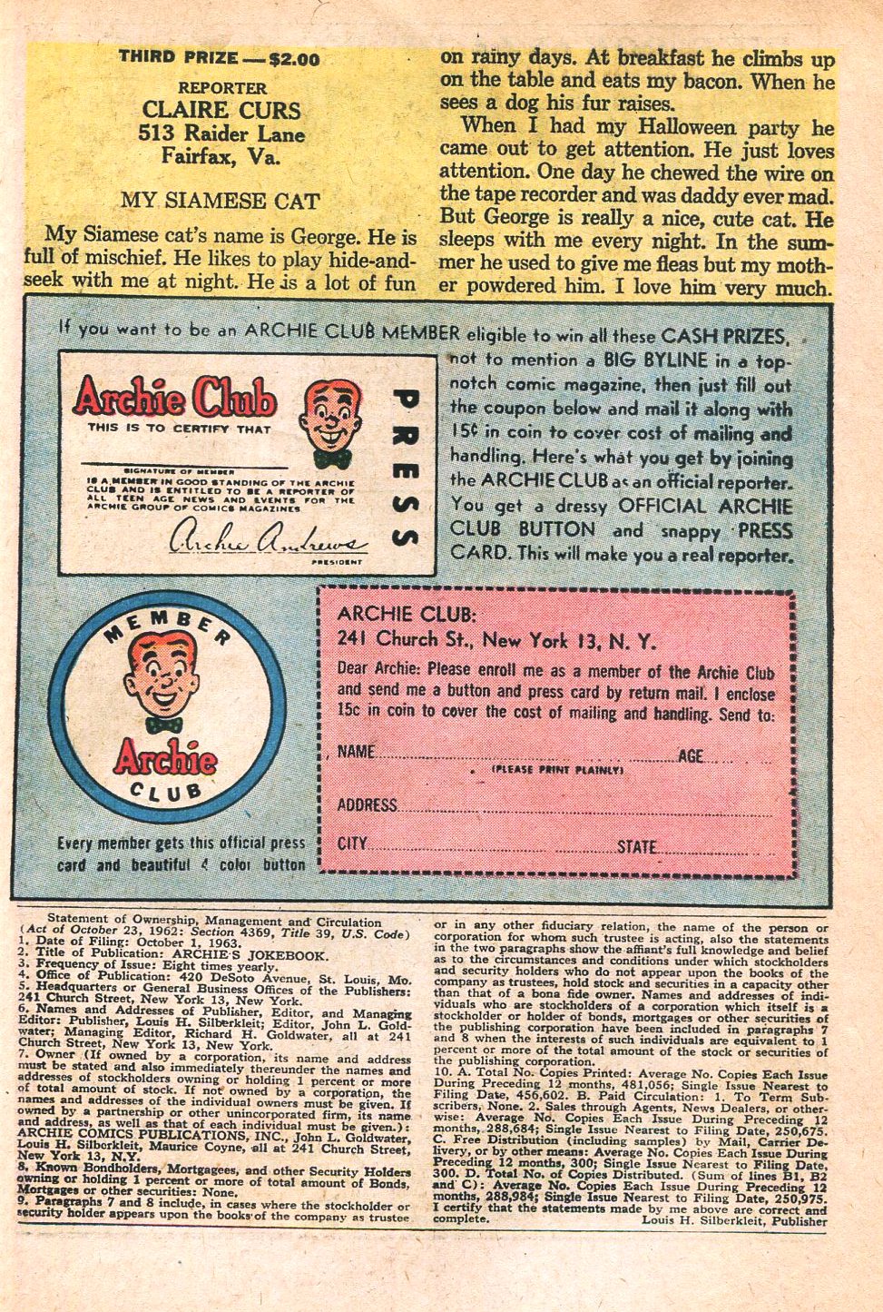 Read online Archie's Joke Book Magazine comic -  Issue #78 - 27