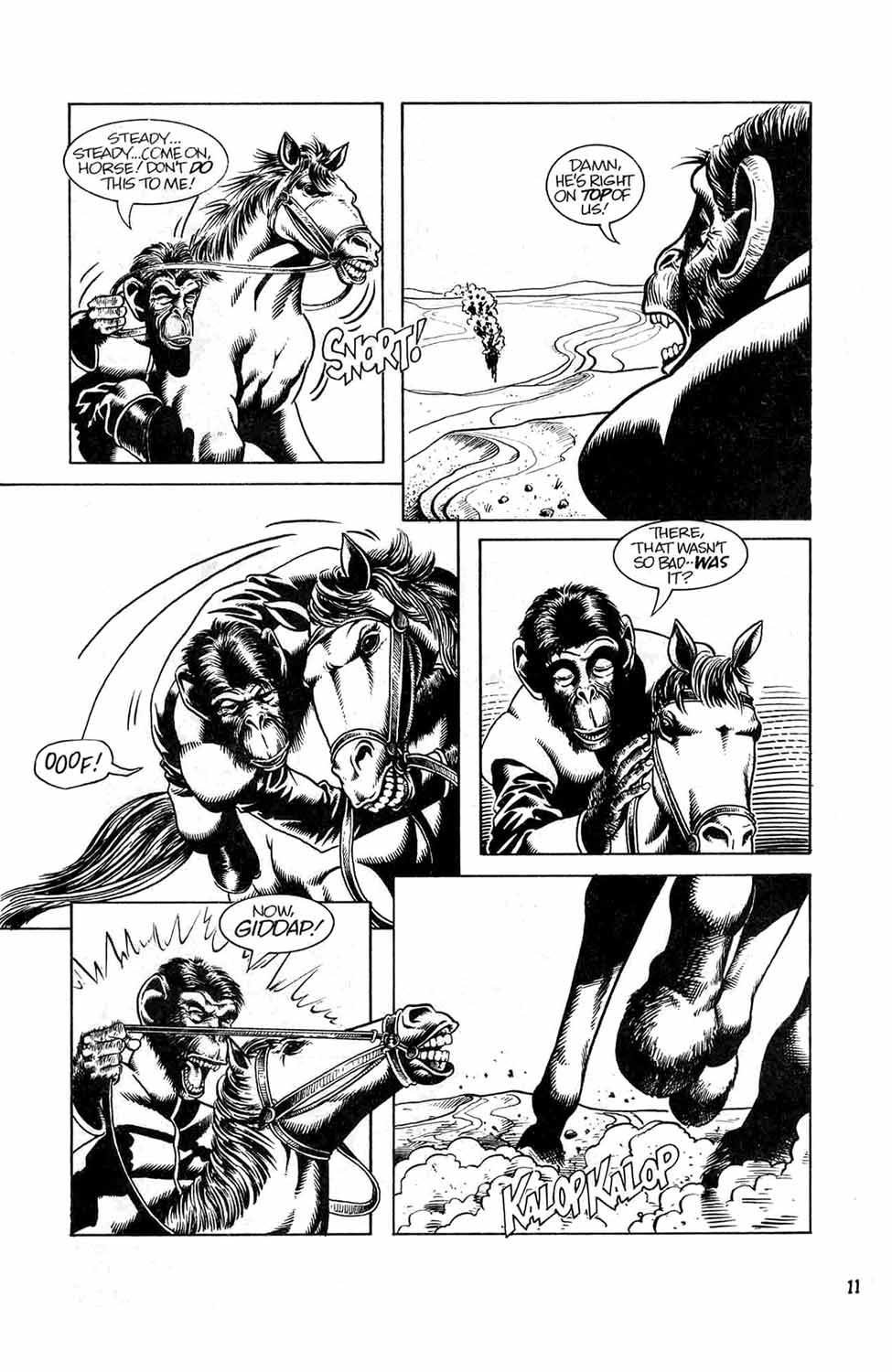 Read online Planet of the Apes: The Forbidden Zone comic -  Issue #3 - 13