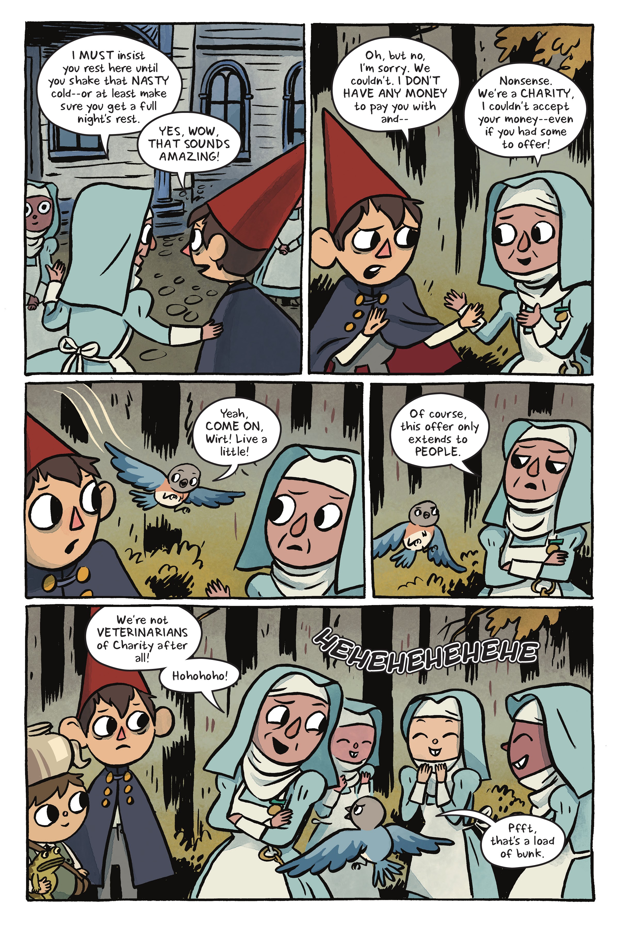 Read online Over the Garden Wall: Benevolent Sisters of Charity comic -  Issue # TPB - 39